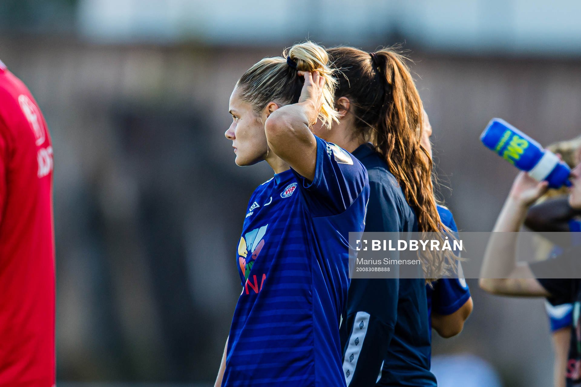 Andrine Tomter of Vålerenga looks dejected