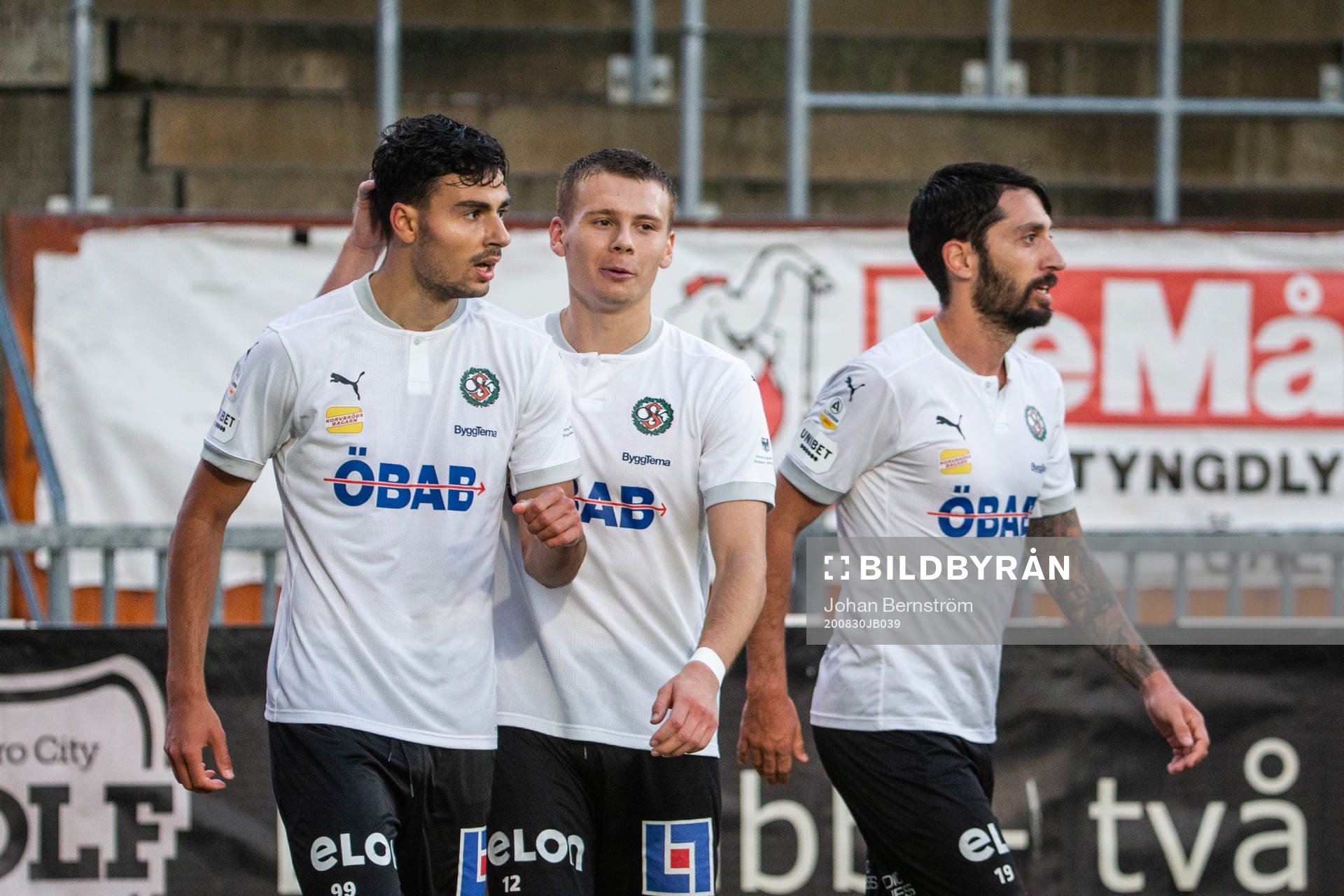 Örebros Deniz Hümmet jublar efter 4-3 under fotbollsmatchen i Allsvenskan mellan Örebro och IFK Norrköping den 30 augusti 2020 i Örebro.