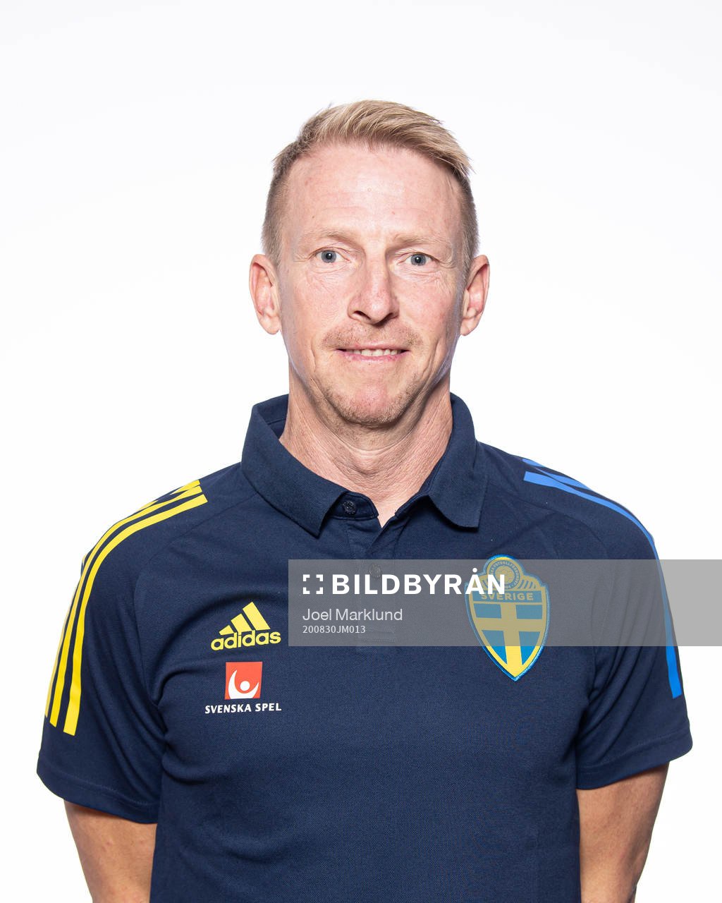 Fredrik Larsson, sjukgymnast för Sveriges fotbollslandslag