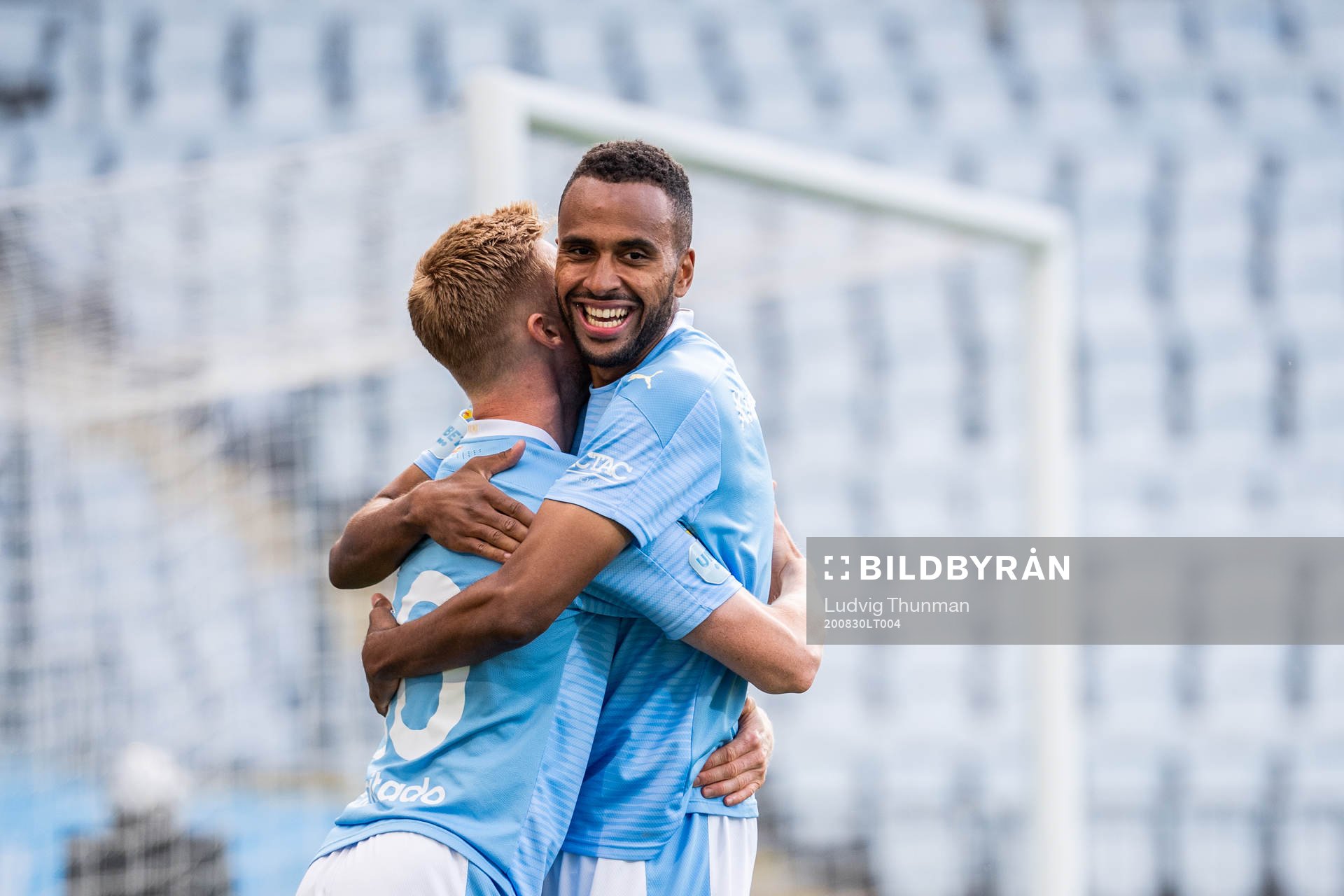 Malmö FFs Anders Christiansen  och Isaac Kiese Thelin