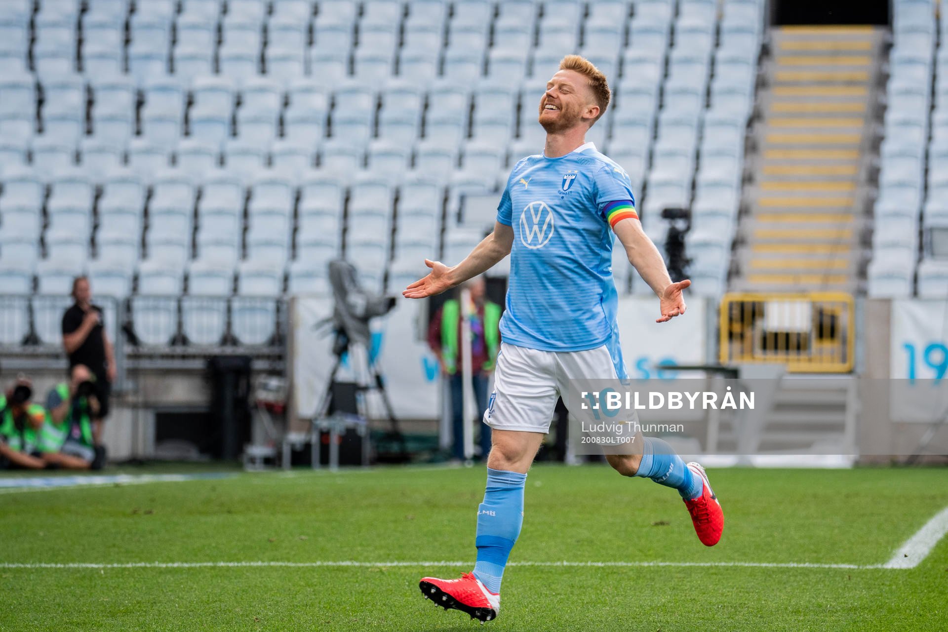 Malmö FFs Anders Christiansen jublar