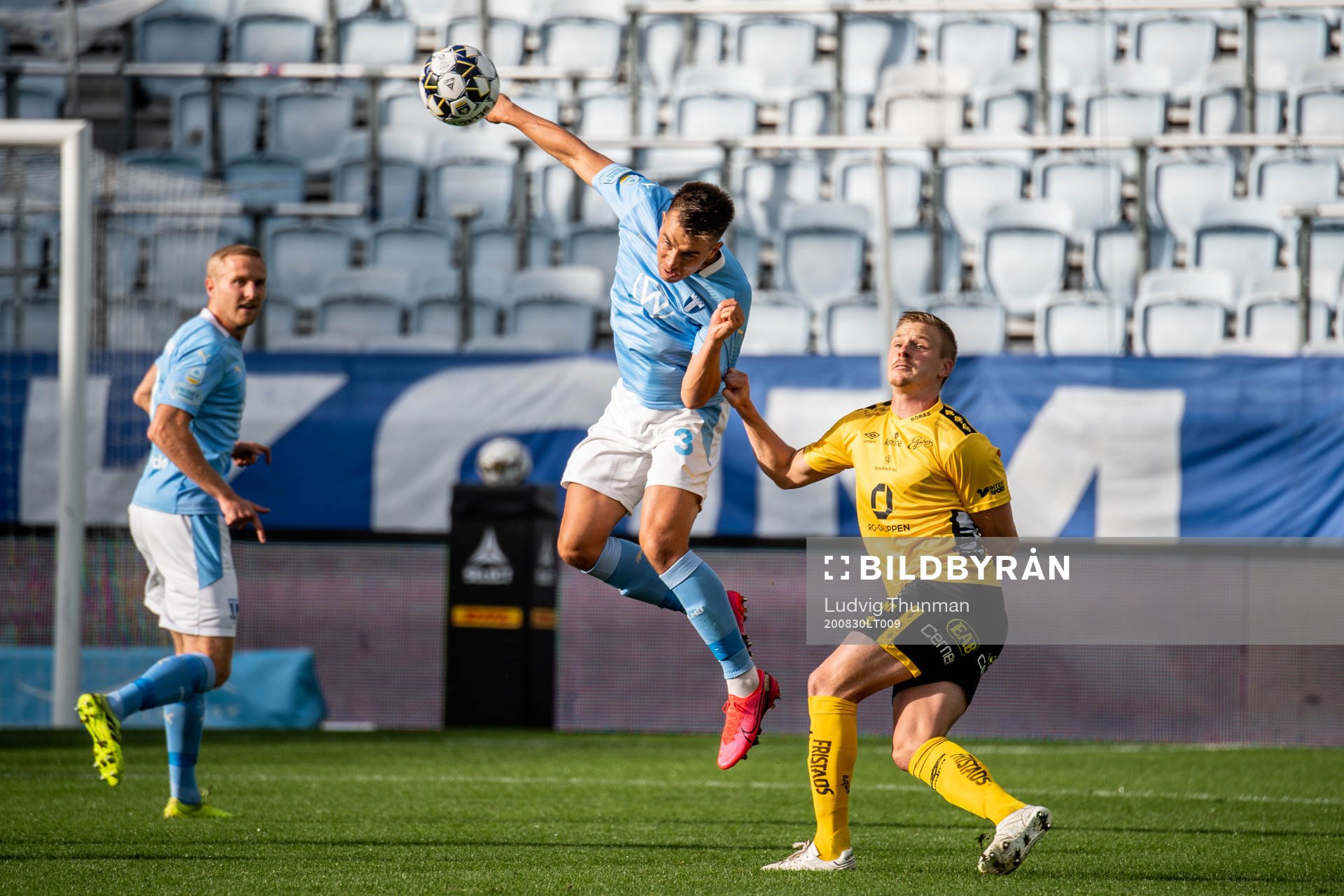 Malmö FFs Jonas Knudsen och Elfsborgs Per Frick