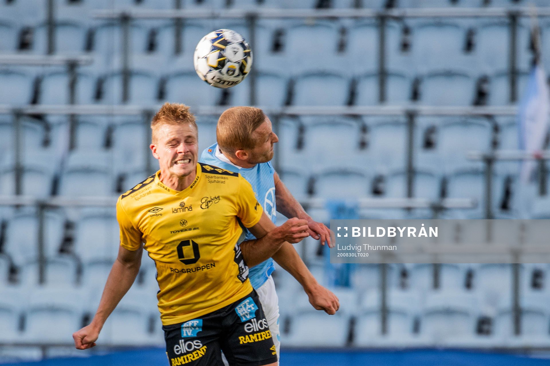 Elfsborgs Per Frick och Malmö FFs Franz Brorsson