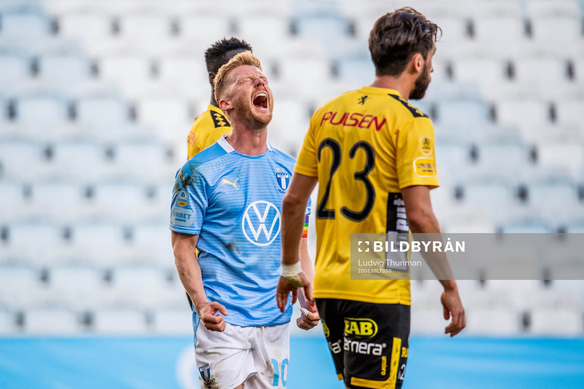 Malmö FFs Anders Christiansen reagerar