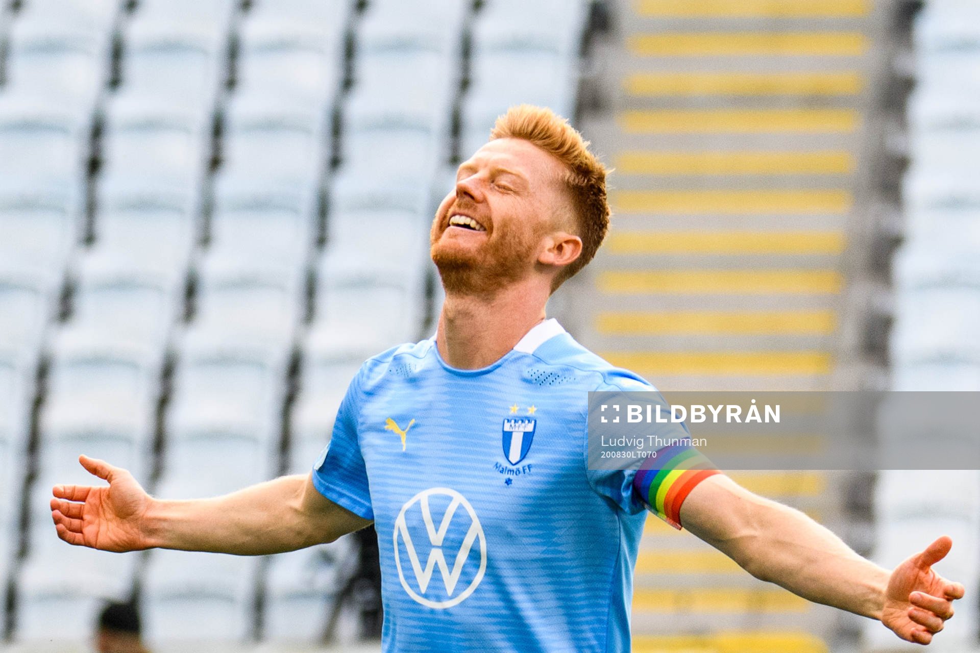 Malmö FFs Anders Christiansen jublar