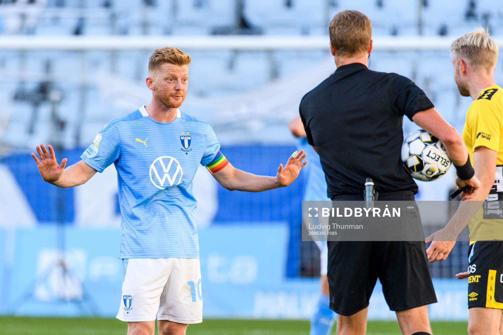 Malmö FFs Anders Christiansen och Elfsborgs Johan Larsson