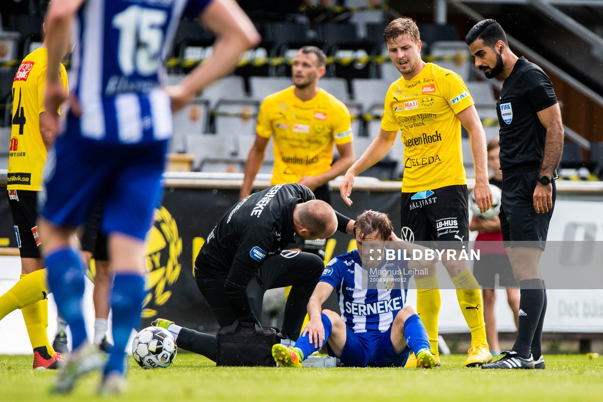 IFK Göteborgs Patrik Karlsson Lagemyr får läkarvård