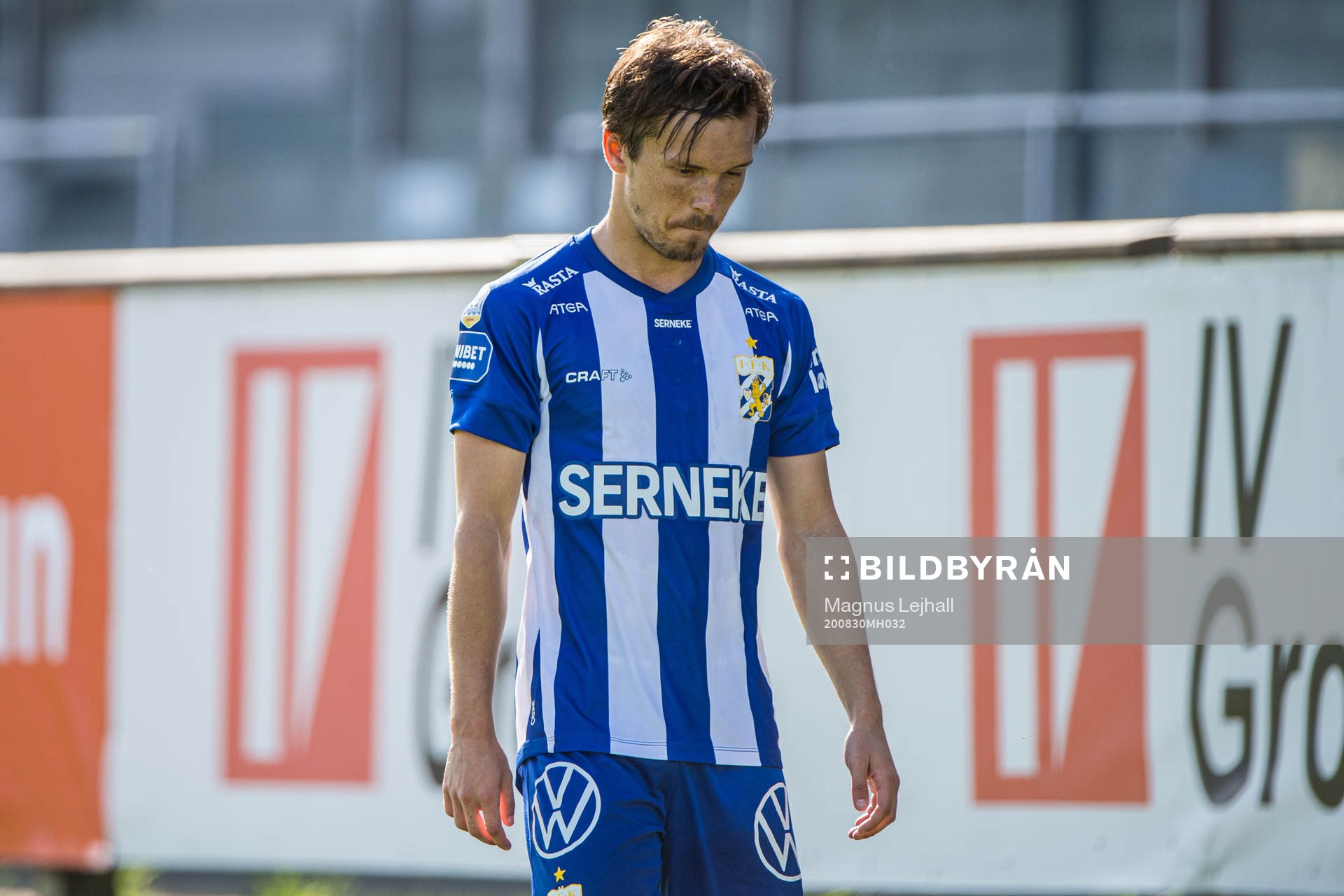 IFK Göteborgs Patrik Karlsson Lagemyr  deppar