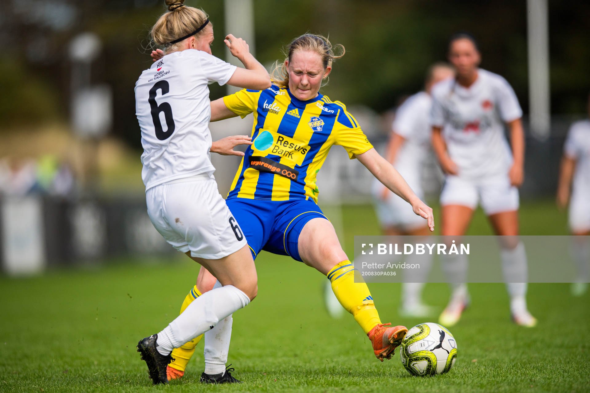 Eskilsminnes Frida Ottosson och Hittarps Hanna Jönsson