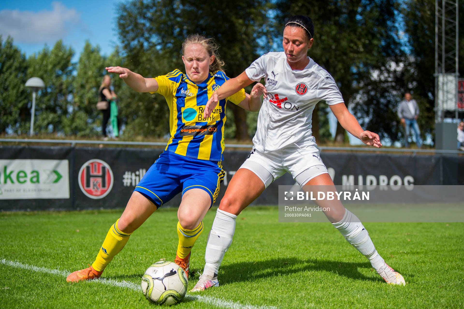Eskilsminnes Frida Ottosson och Hittarps Sara Hansson