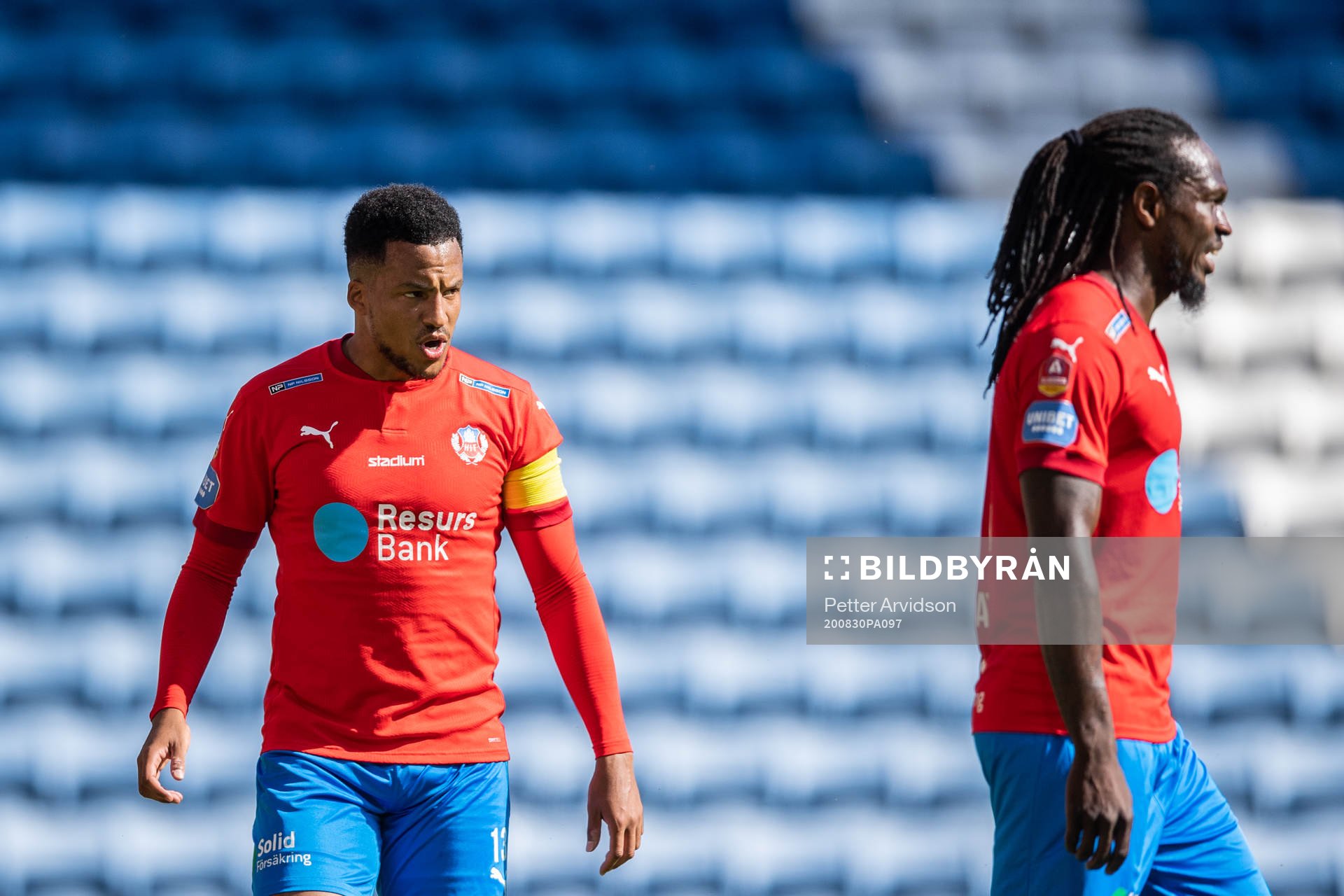 Helsingborgs Martin Olsson och Kebba Ceesay