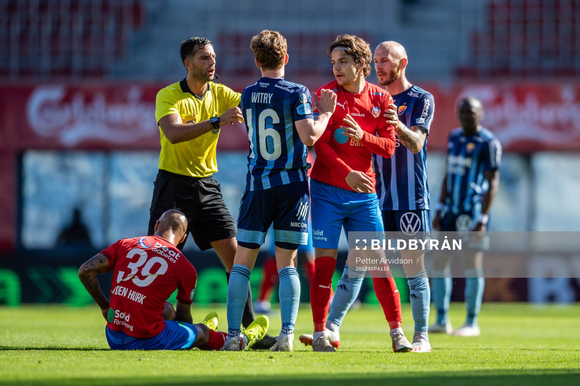 Djurgårdens Aslak Witry och Helsingborgs Brandur