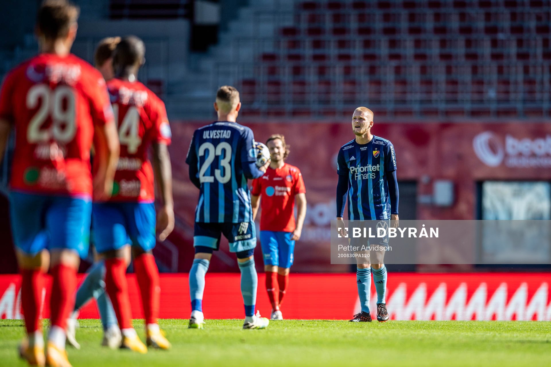 Djurgårdens Kalle Holmberg deppar