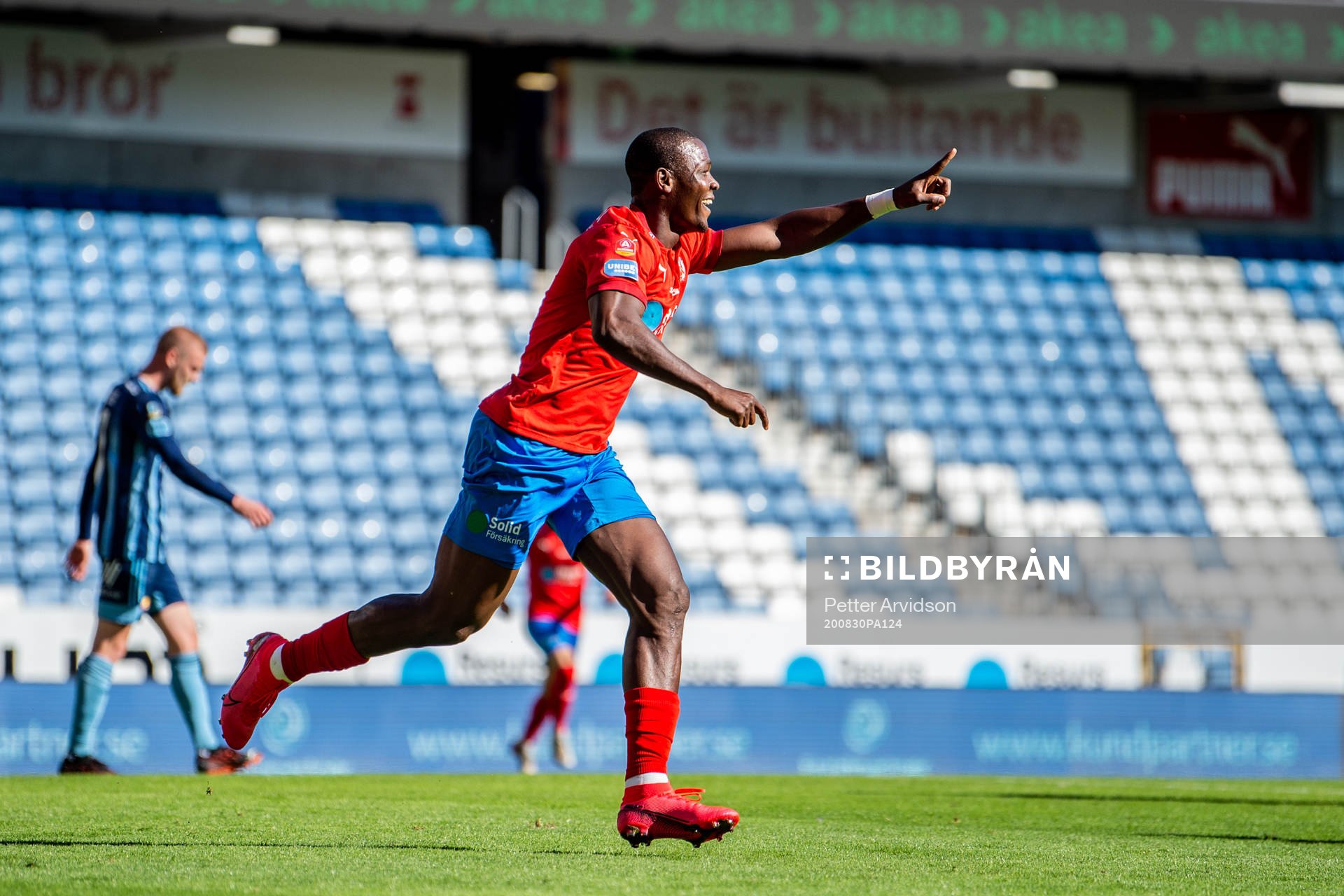 Helsingborgs Alhaji Gero jublar
