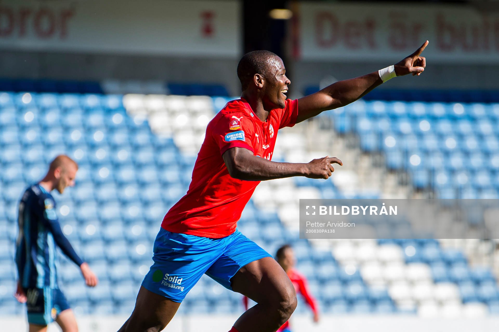 Helsingborgs Alhaji Gero jublar