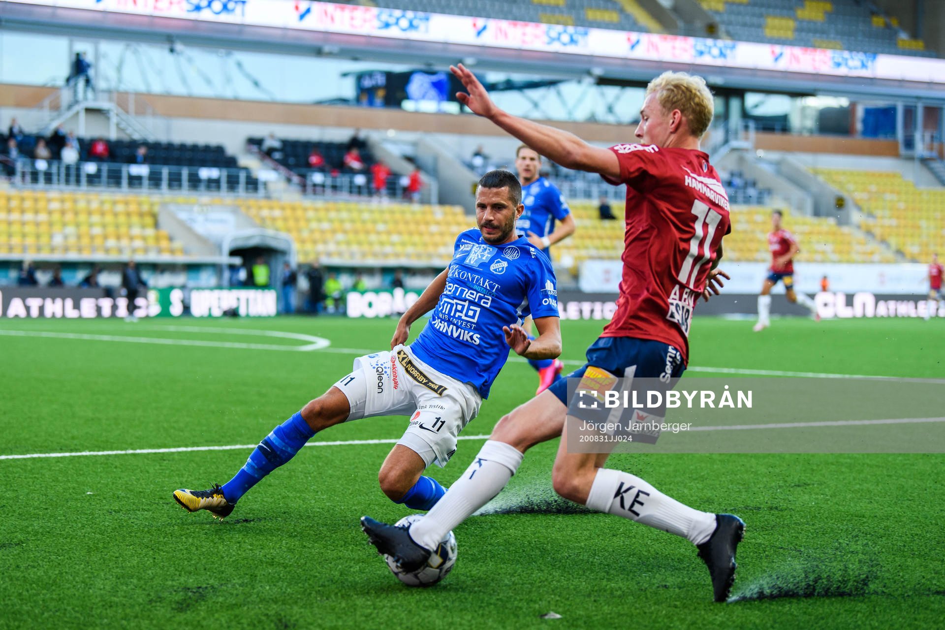 Norrbys Alen Krasnici och Örgrytes Adam Bergmark Wiberg