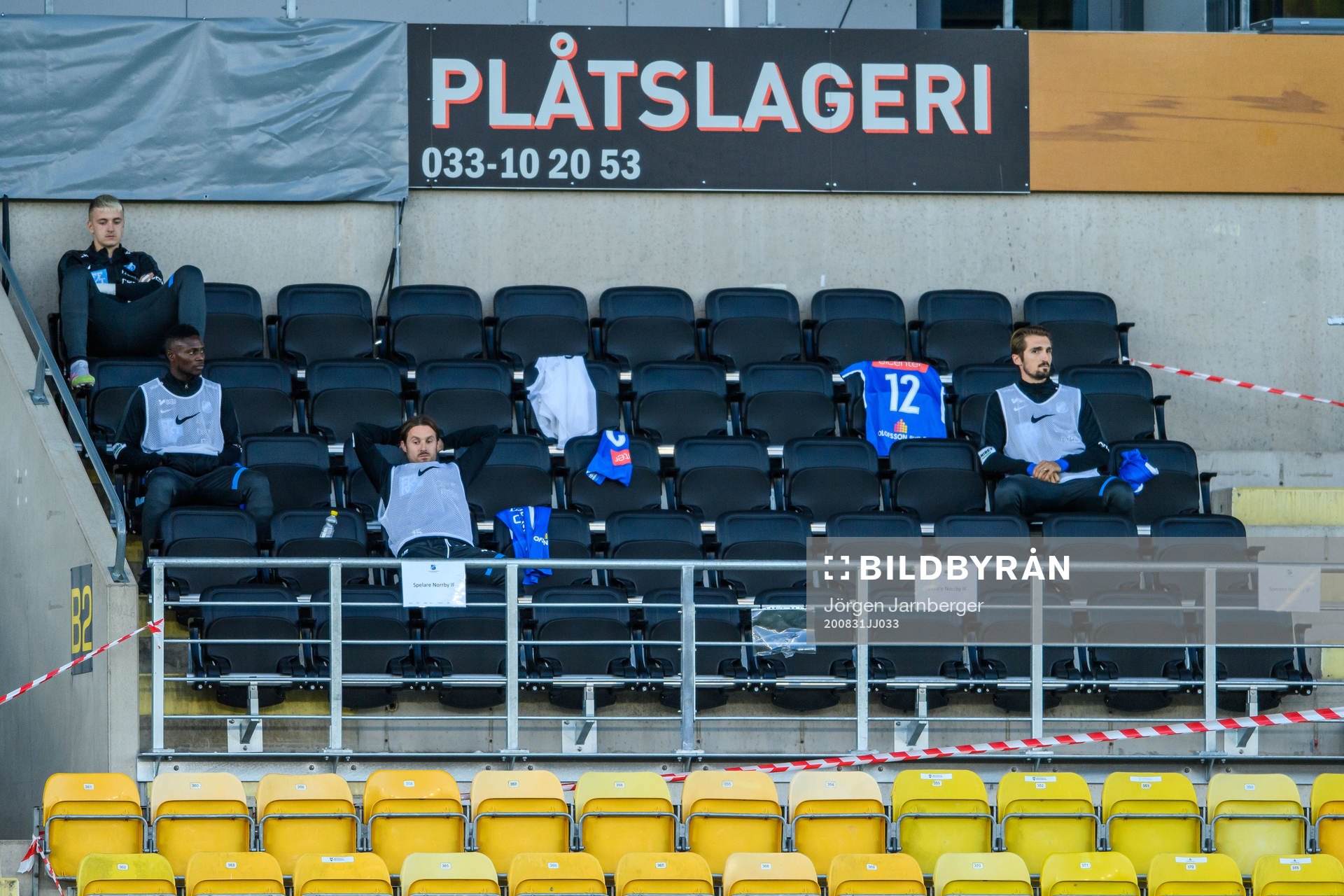 Norrbys avbytare avbytare på läktaren