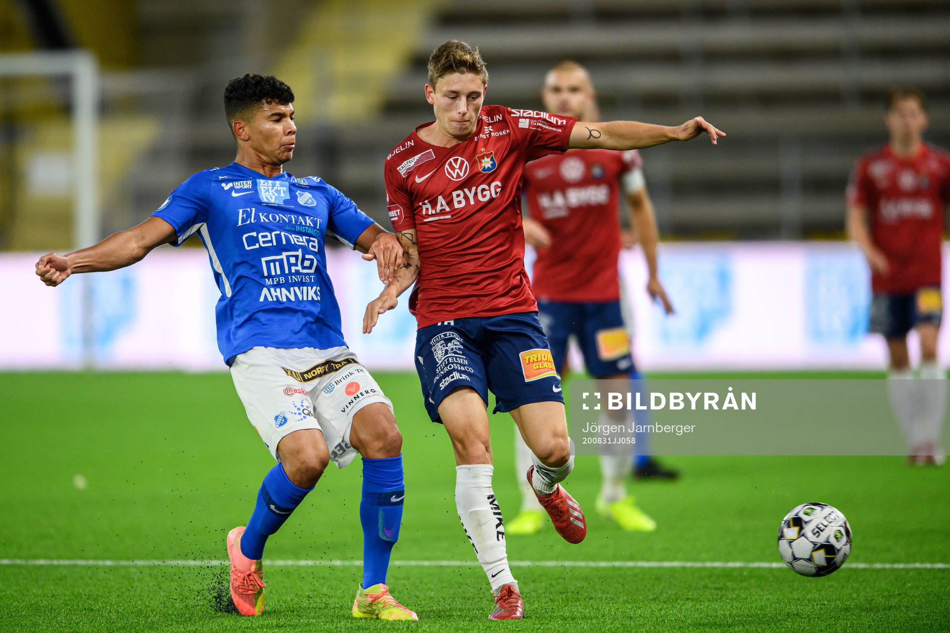 Norrbys Benjamin Arapovic och Örgrytes Anton Andreasson