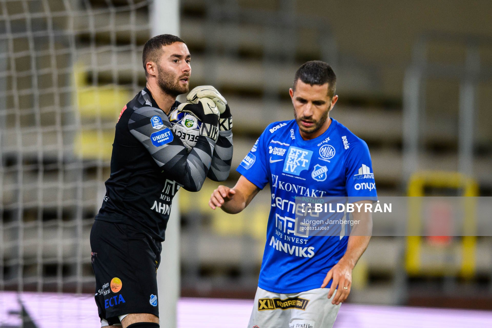 Norrbys målvakt Mergim Krasniqi