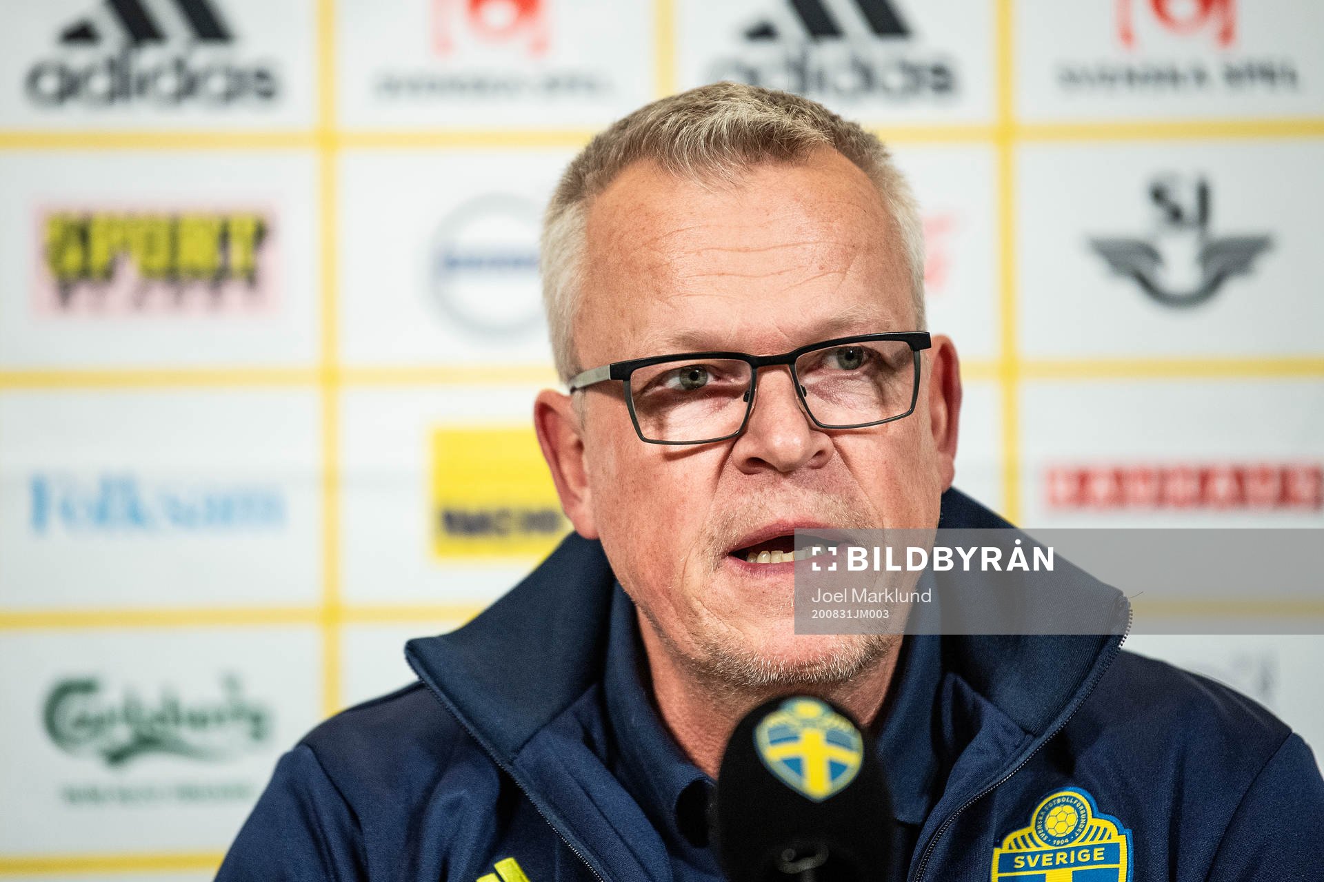 Head coach Janne Andersson of the Swedish national football