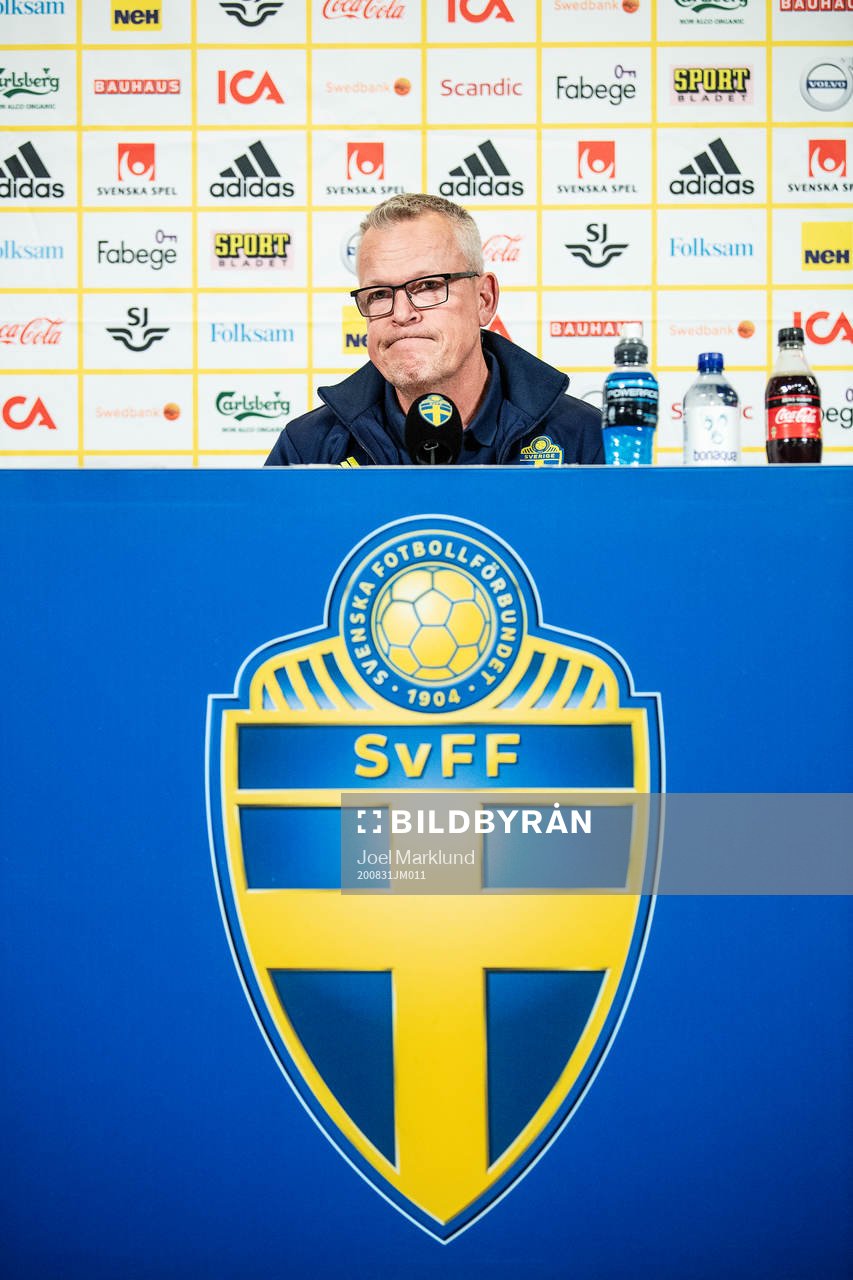 Head coach Janne Andersson of the Swedish national football