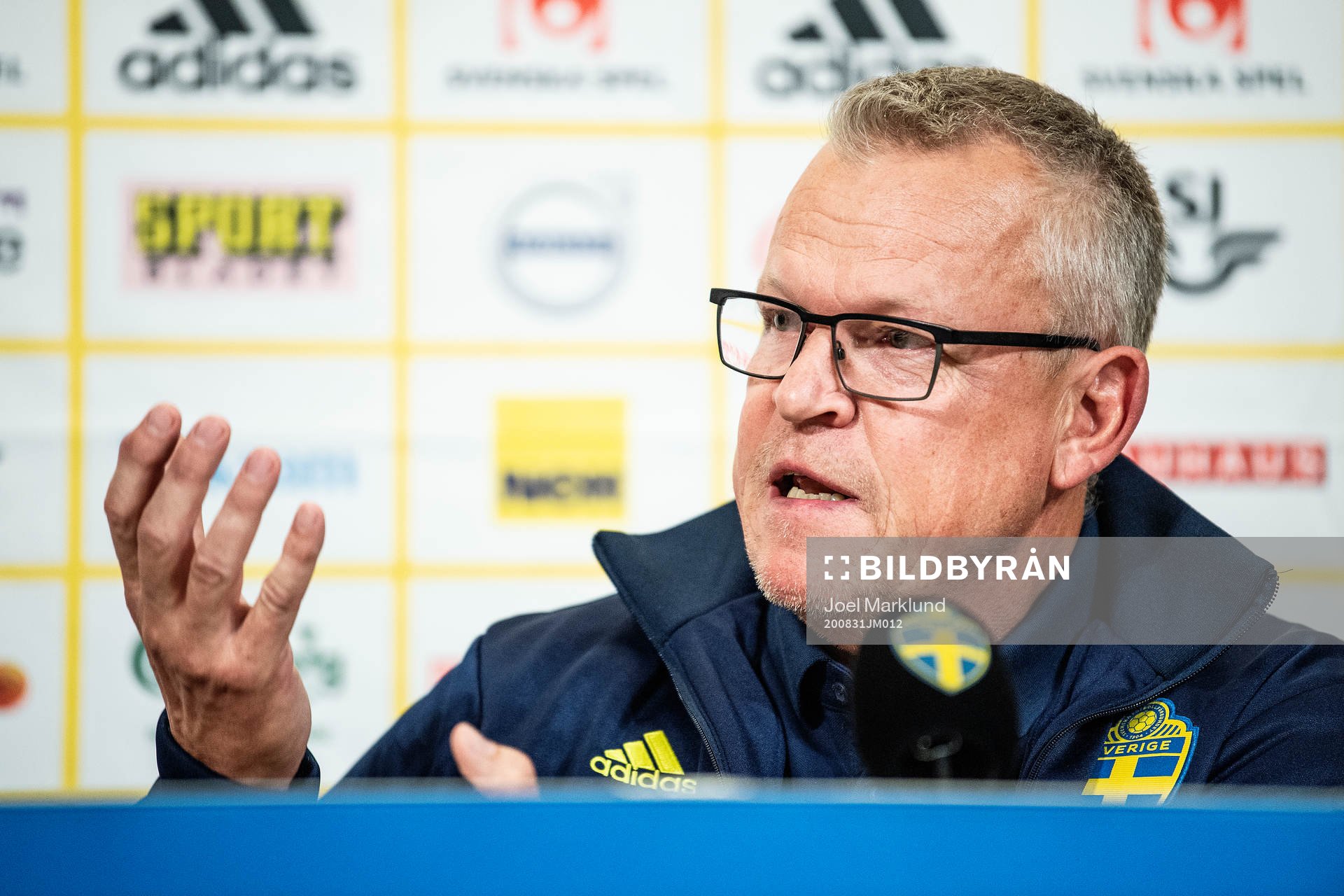 Head coach Janne Andersson of the Swedish national football