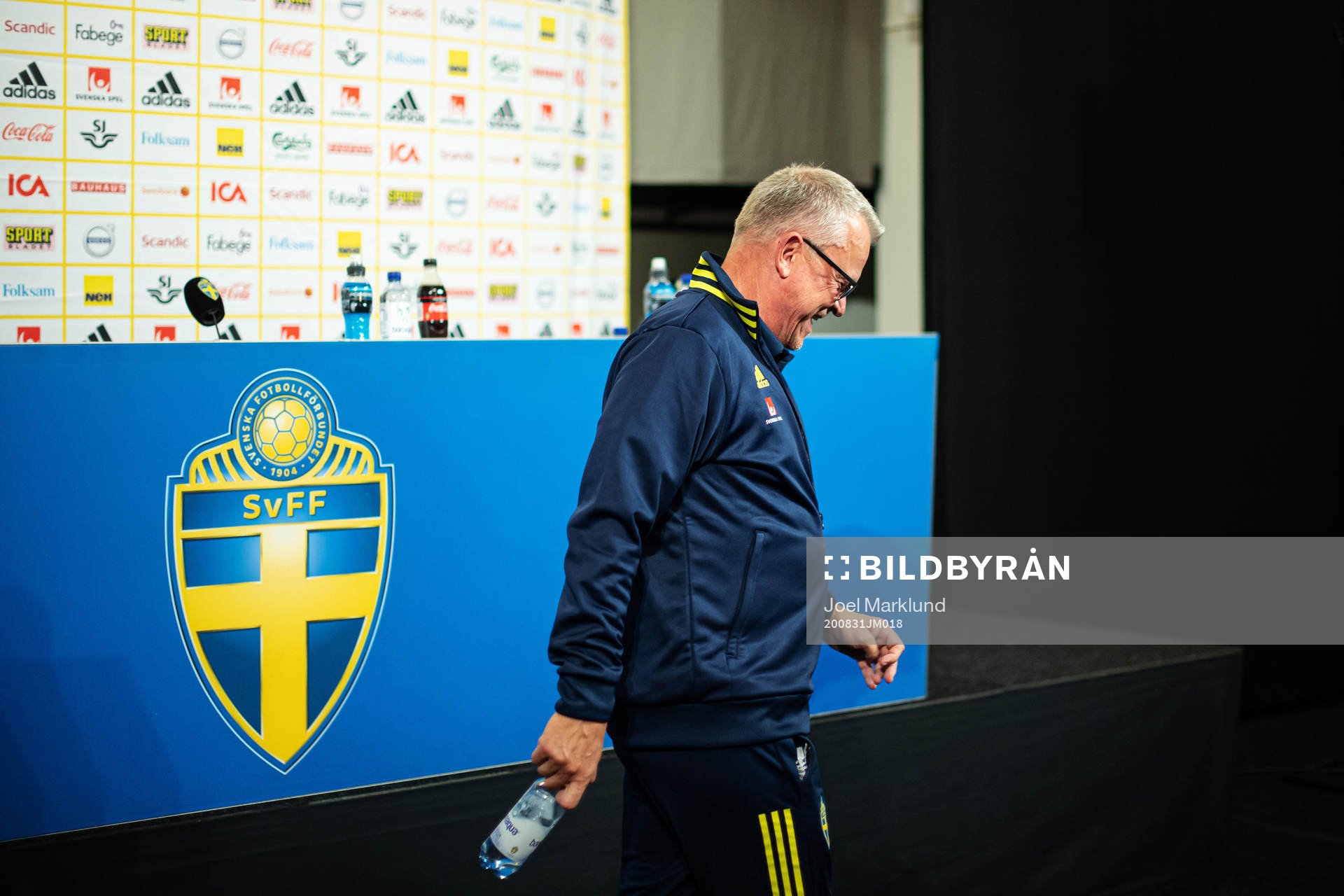 Head coach Janne Andersson of the Swedish national football