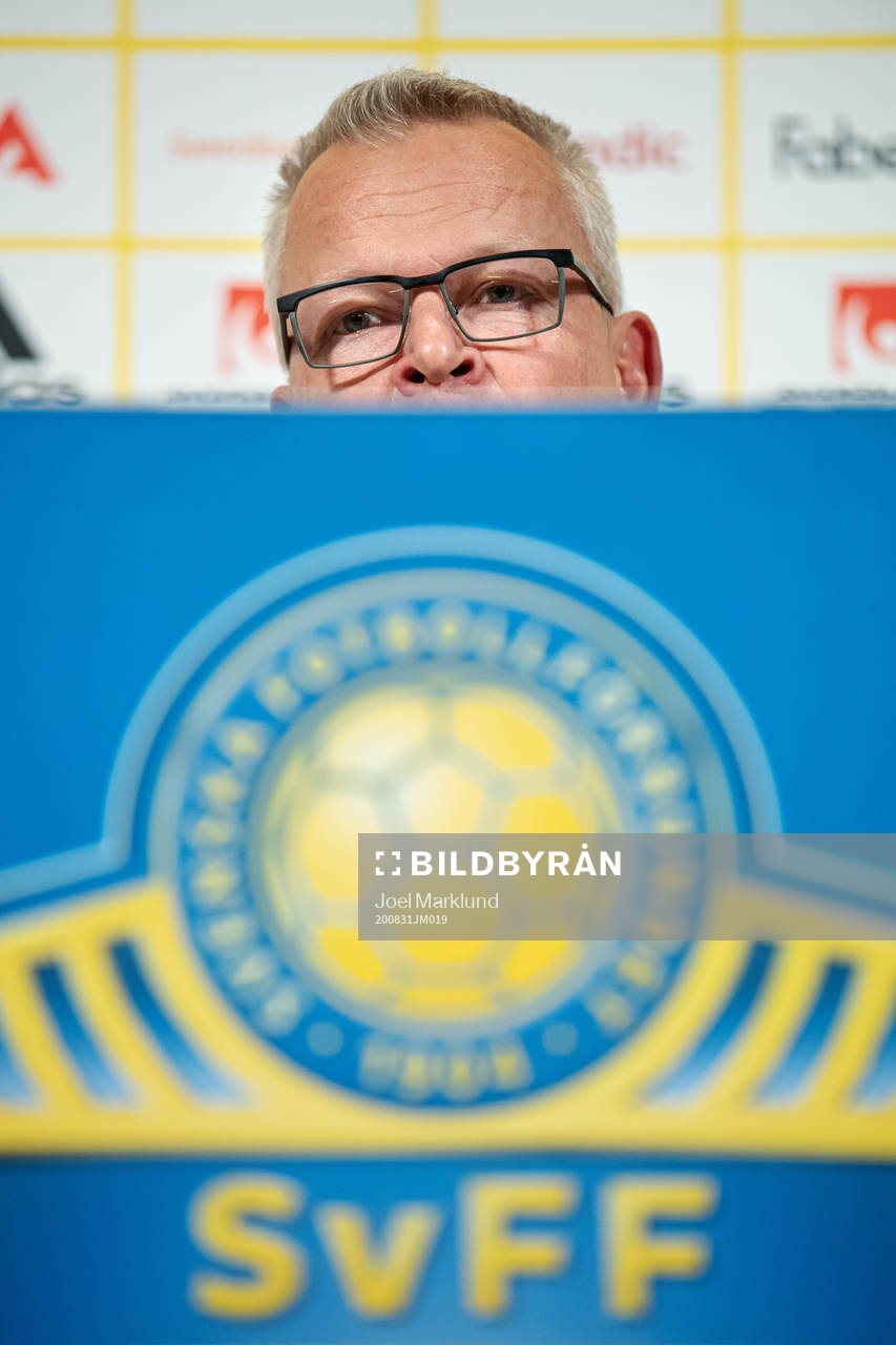Head coach Janne Andersson of the Swedish national football