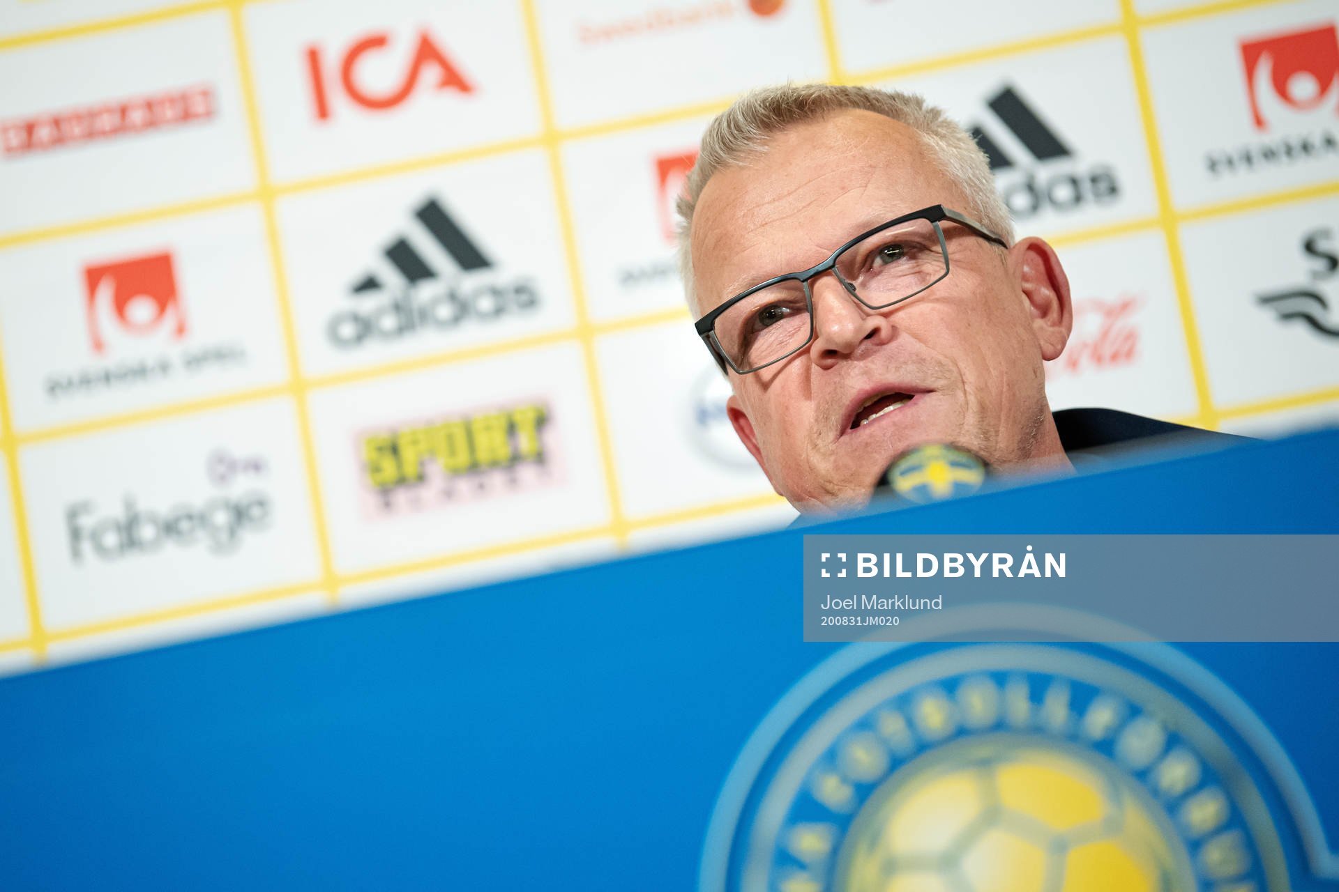Head coach Janne Andersson of the Swedish national football
