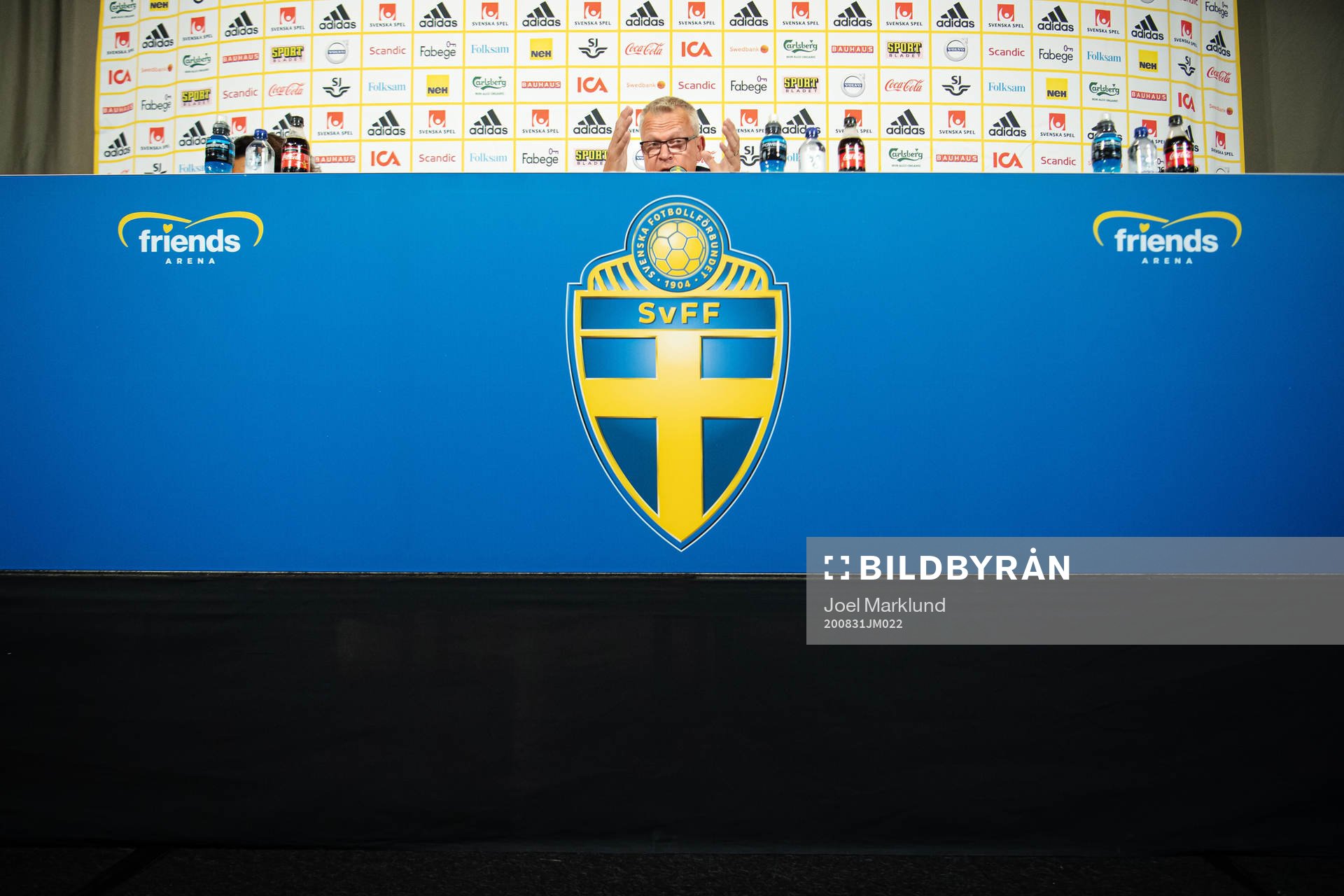 Head coach Janne Andersson of the Swedish national football
