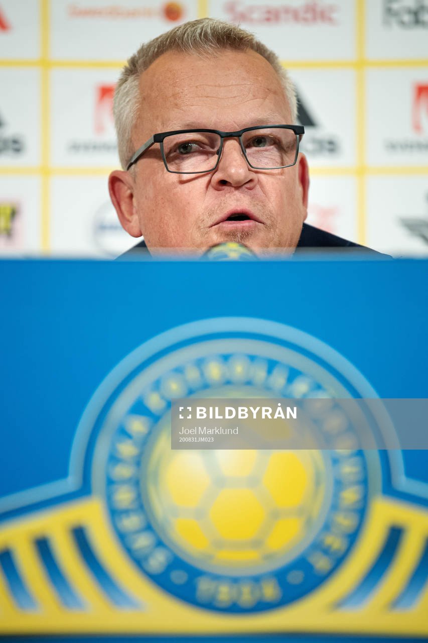 Head coach Janne Andersson of the Swedish national football