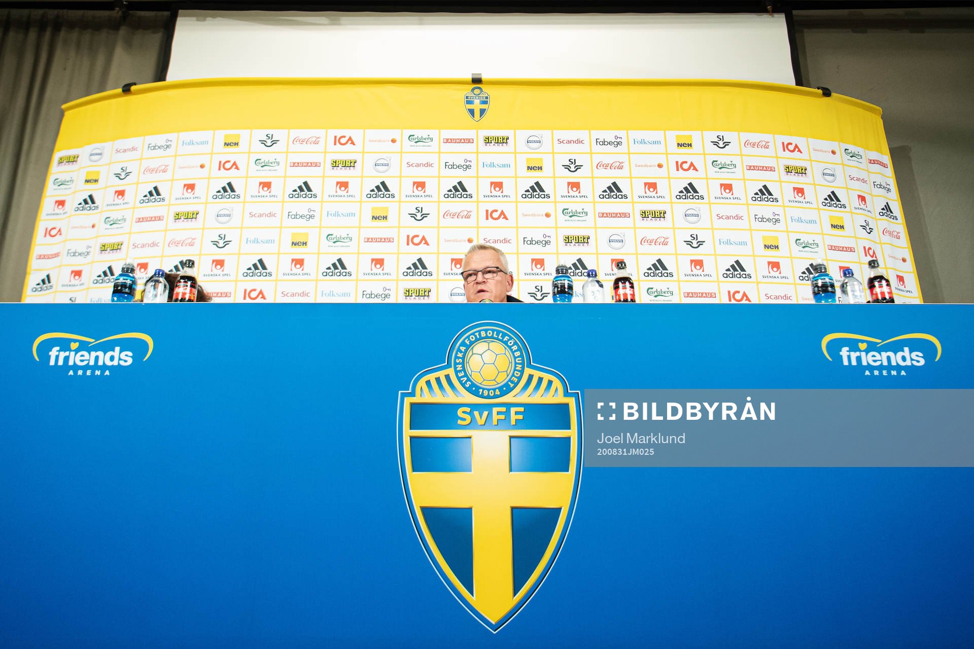 Head coach Janne Andersson of the Swedish national football