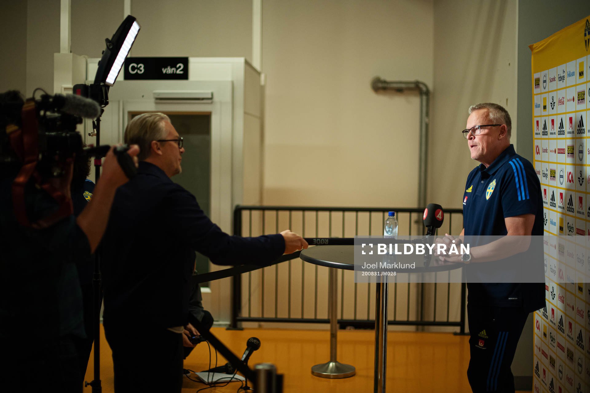 Head coach Janne Andersson of the Swedish national football