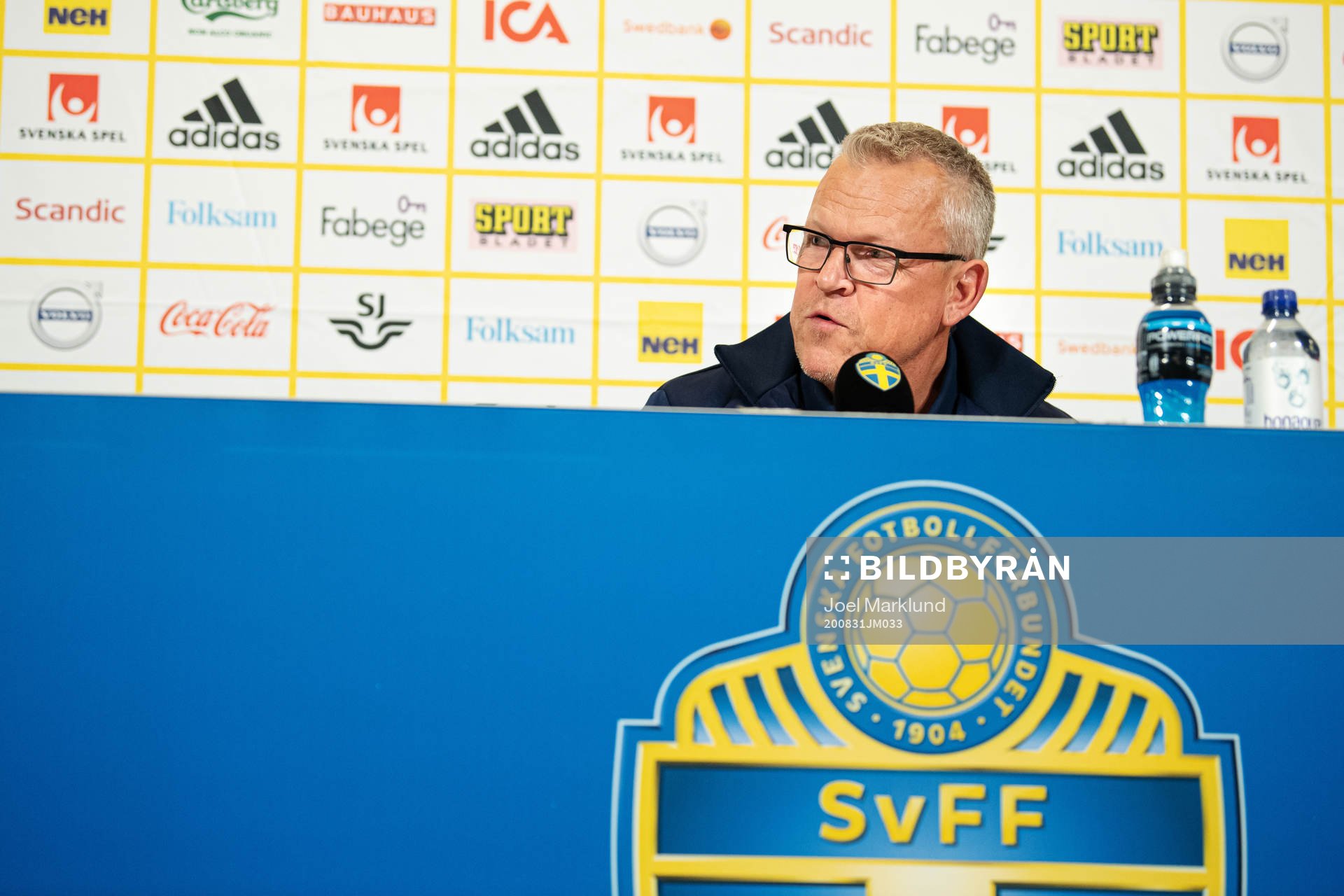 Head coach Janne Andersson of the Swedish national football