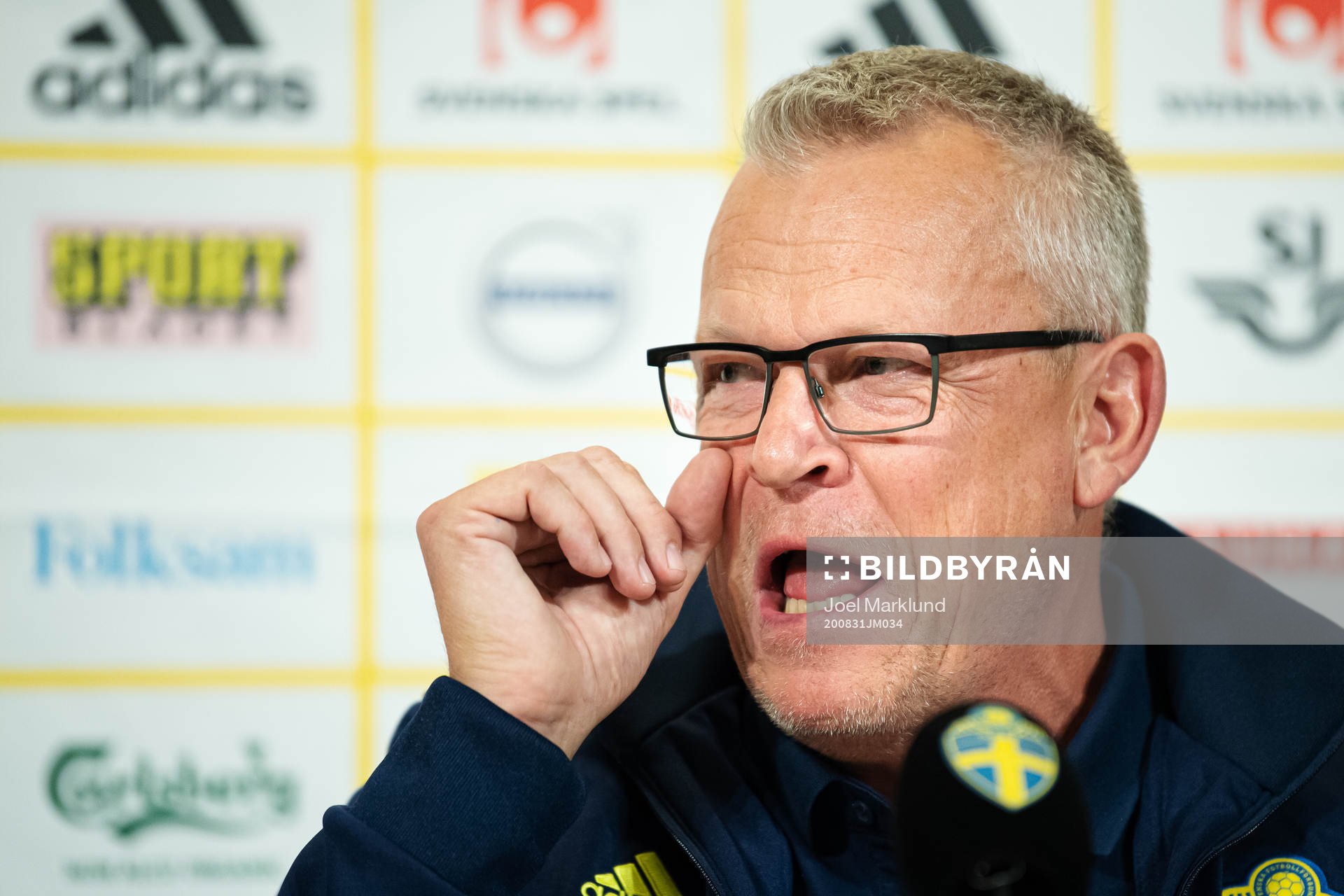 Head coach Janne Andersson of the Swedish national football