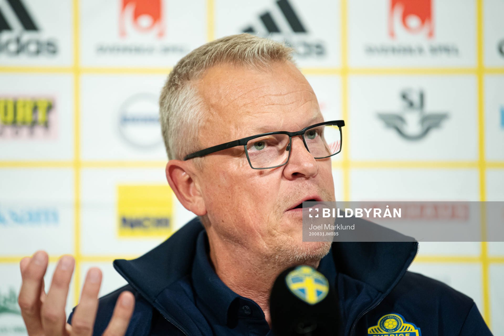Head coach Janne Andersson of the Swedish national football