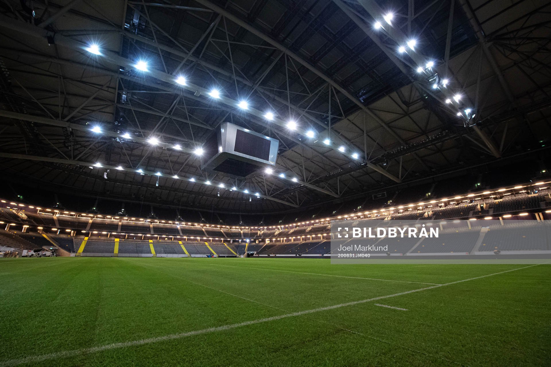 Interior view of Friends Arena