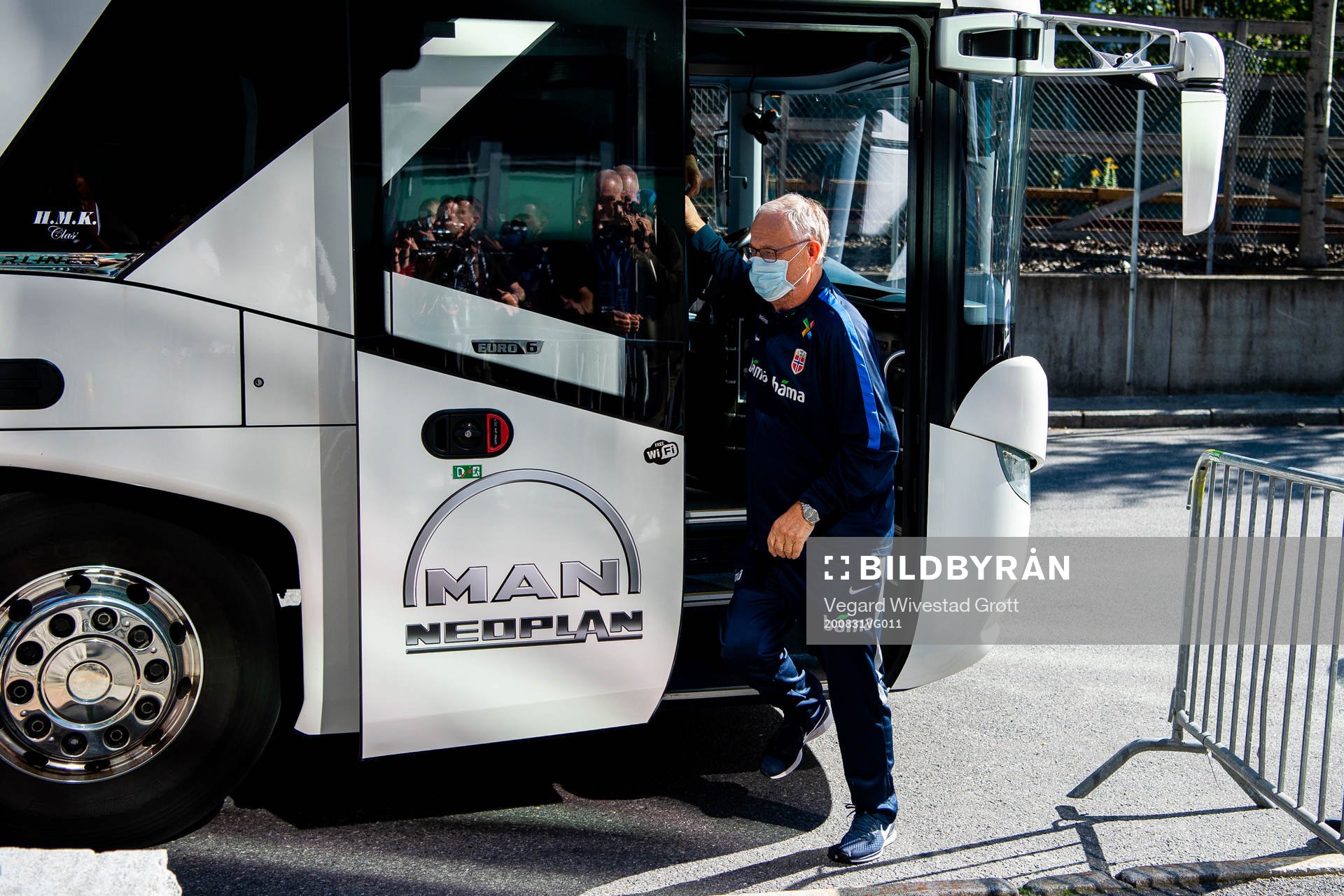 Lars Lagerbäck, head coach of Norway