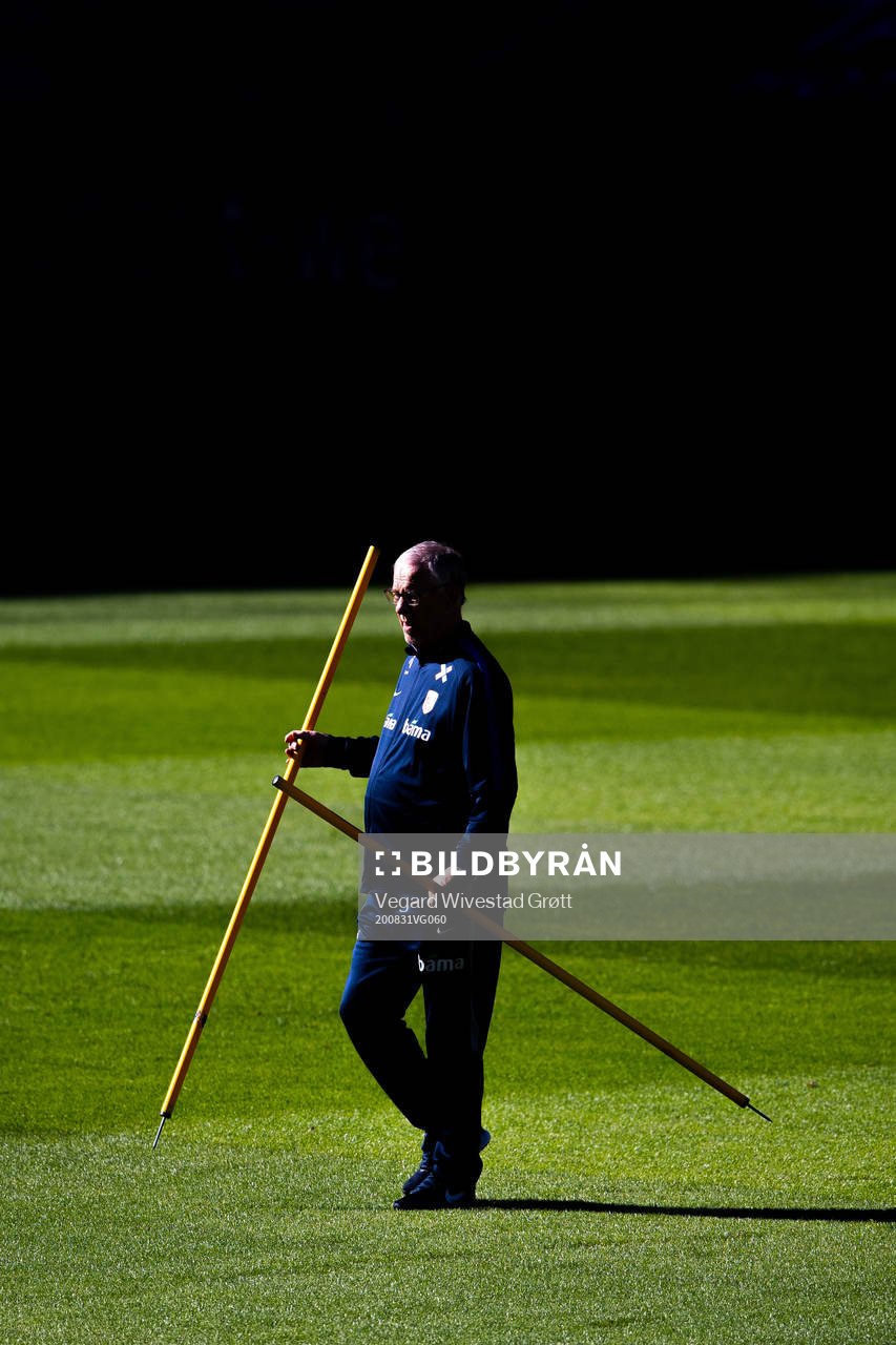Lars Lagerbäck, head coach of Norway