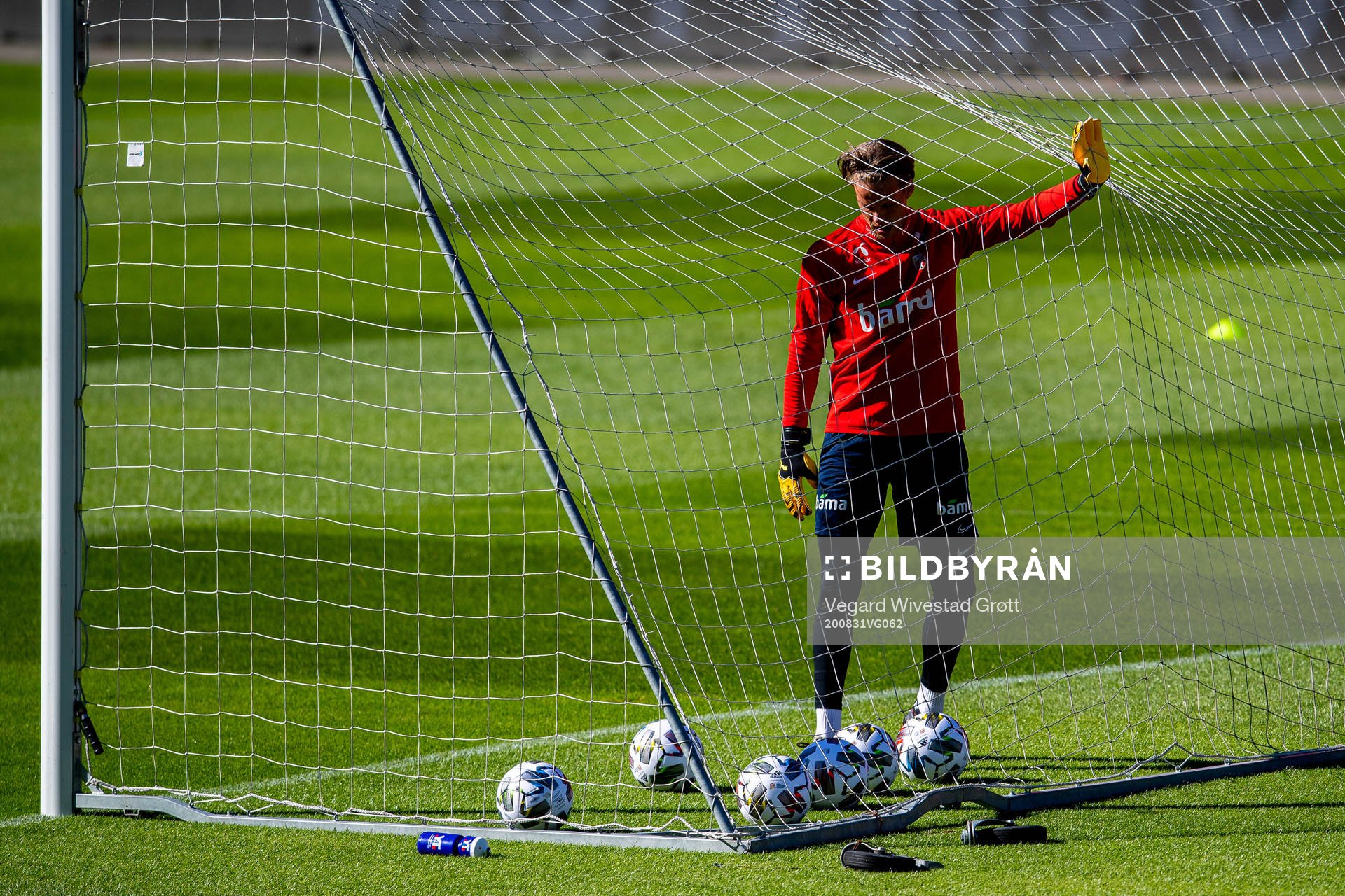 Goalkeeper Ørjan Nyland of the Norwegian national football