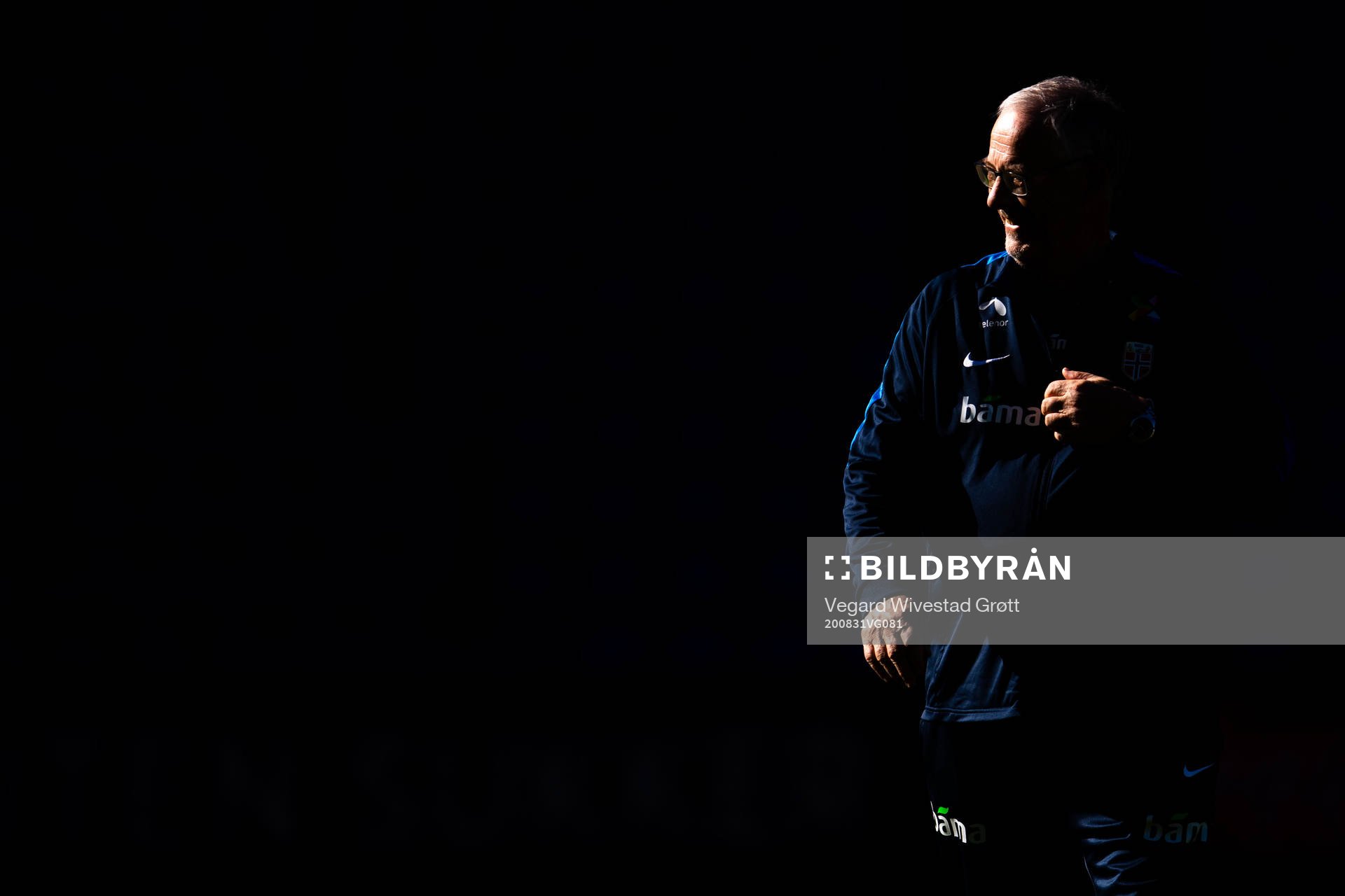 Lars Lagerbäck, head coach of Norway