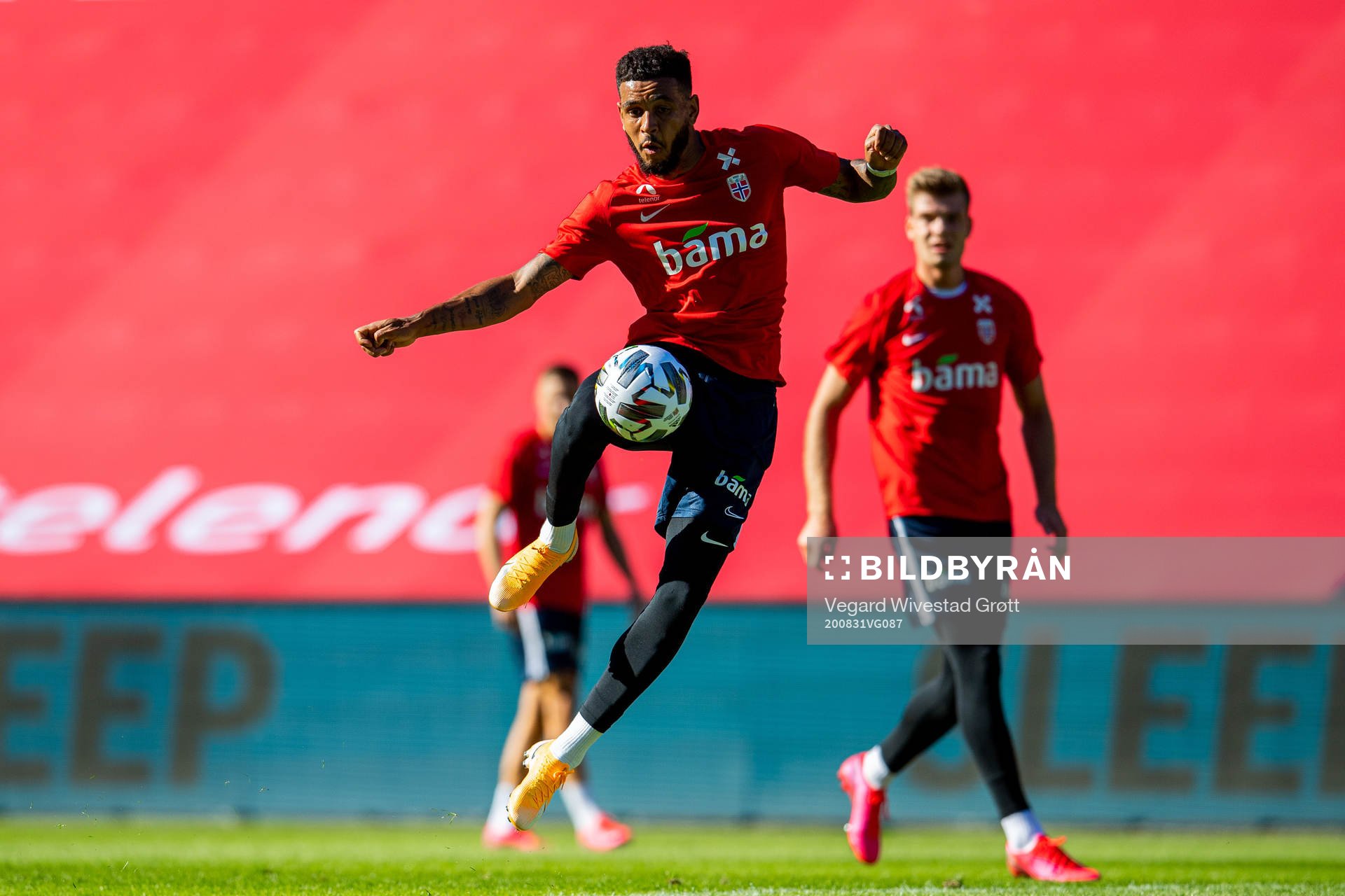 Joshua King of the Norwegian national football team