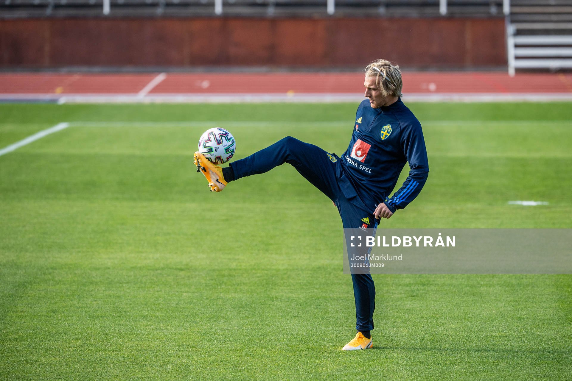 Emil Forsberg of the Swedish national football team