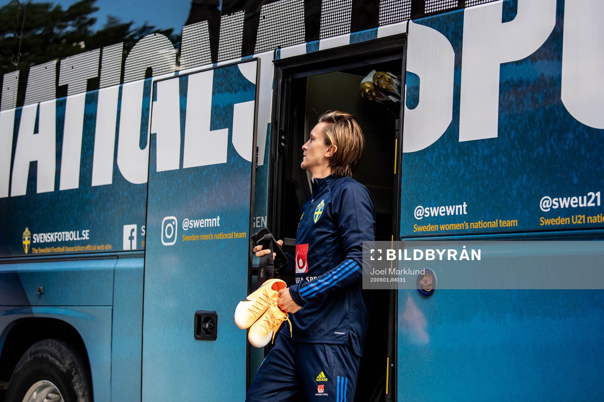 Kristoffer Olsson of the Swedish national football team