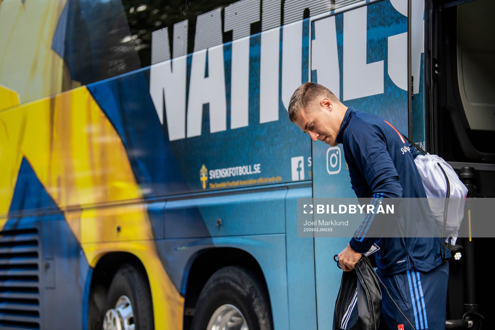 Mattias Svanberg of the Swedish national football team