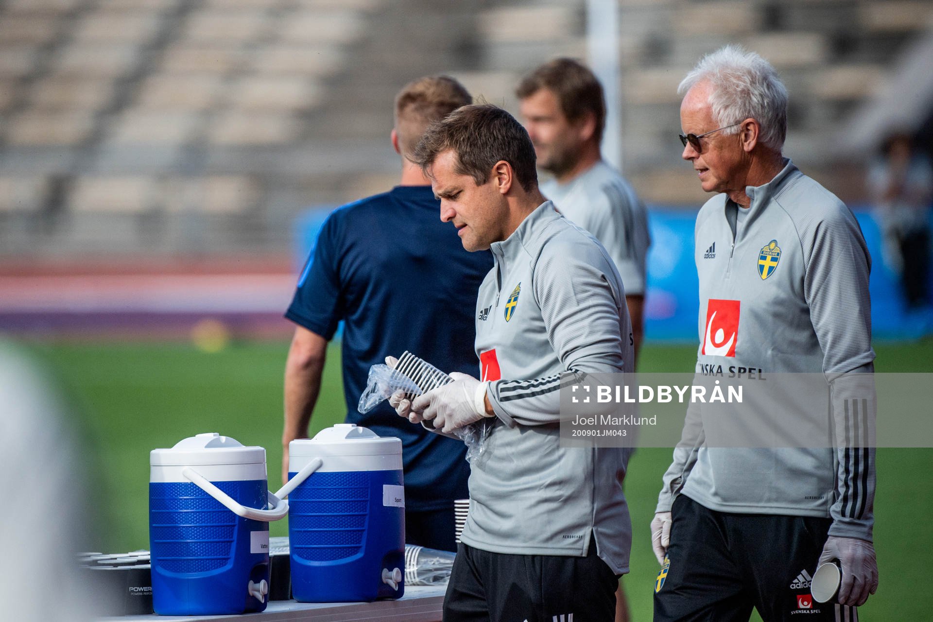 Jonas Werner and Anders Valentin, team doctors of the