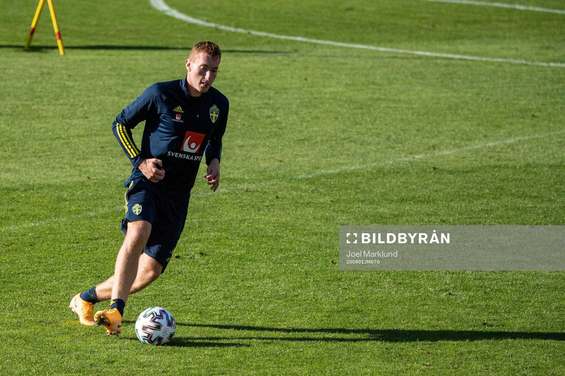 Dejan Kulusevski of the Swedish national football team
