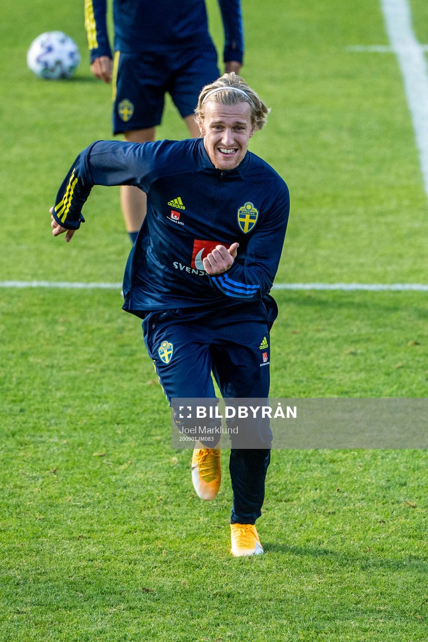 Emil Forsberg of the Swedish national football team