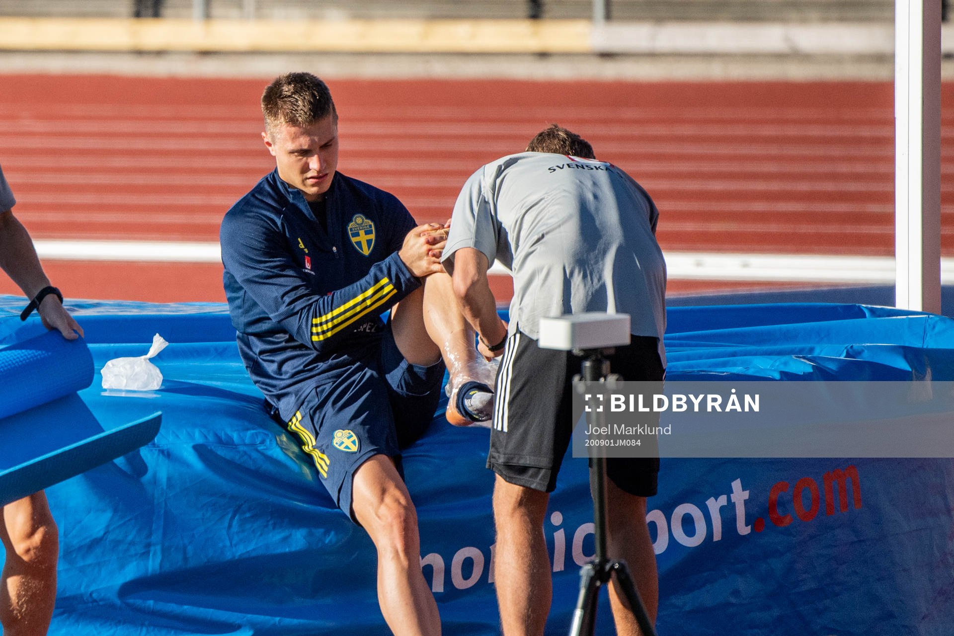 Mattias Svanberg of the Swedish national football team
