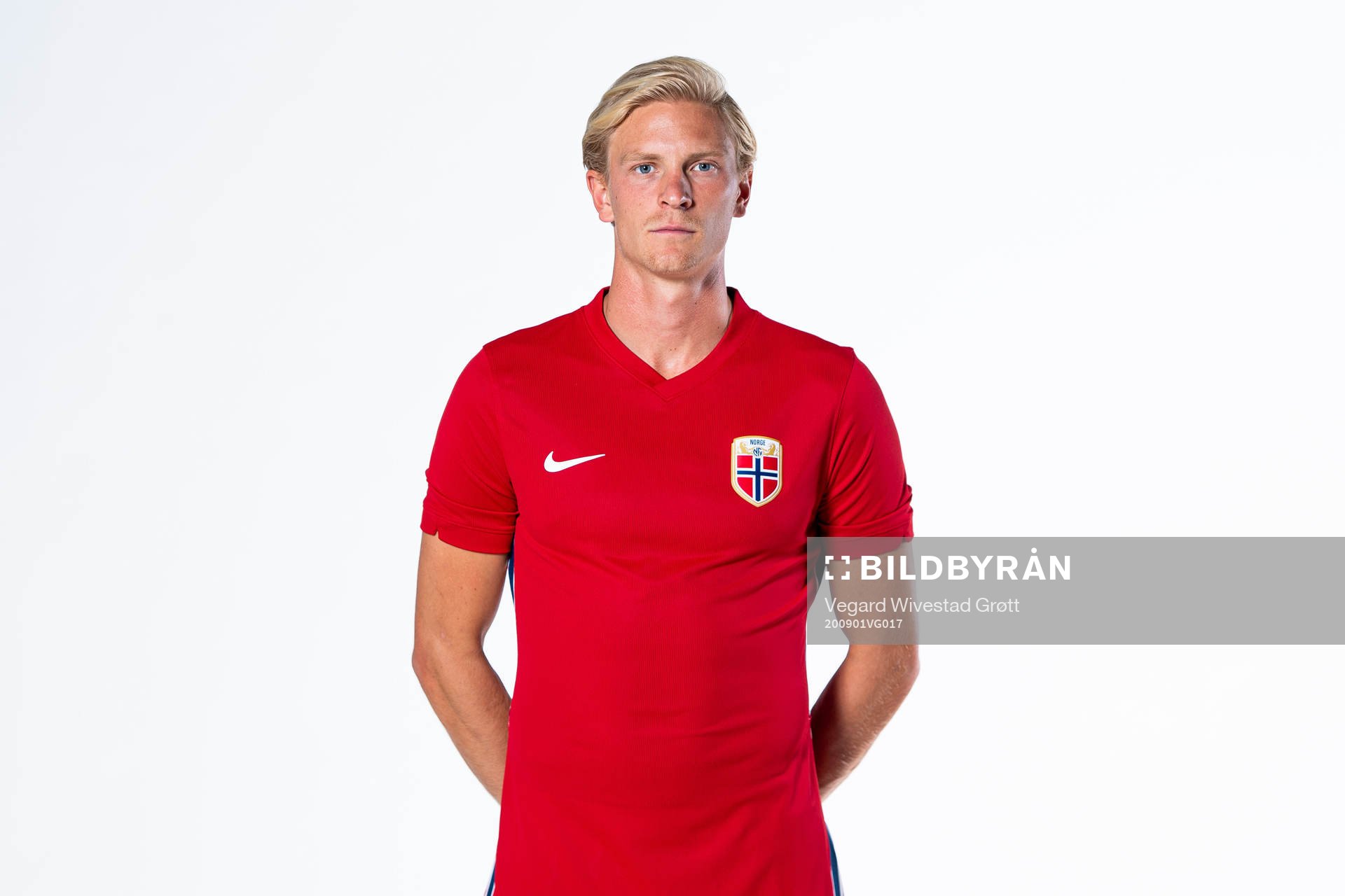 Morten Thorsby of the Norwegian national football team